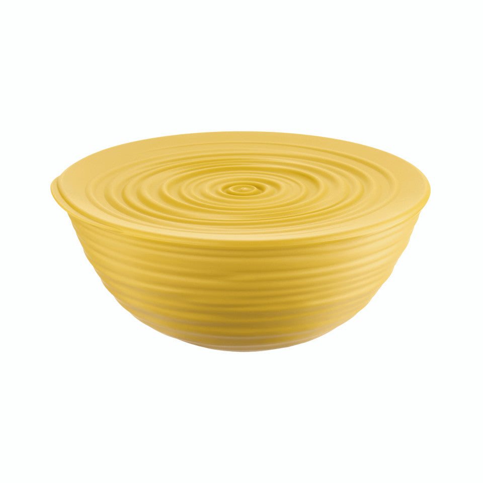Guzzini Large Bowl W Lid - Mustard Yellow