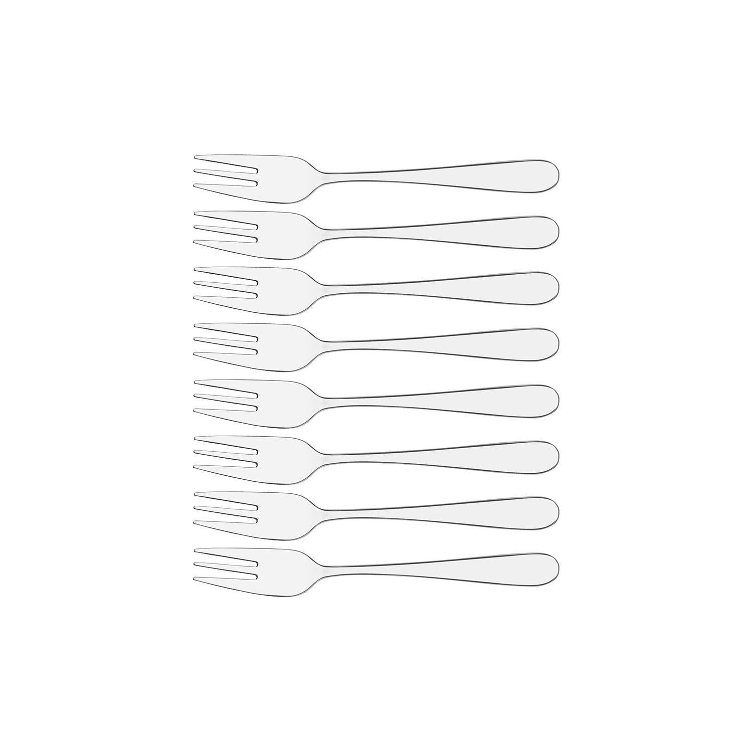 Tablekraft Luxor Cake Fork Set 8pc