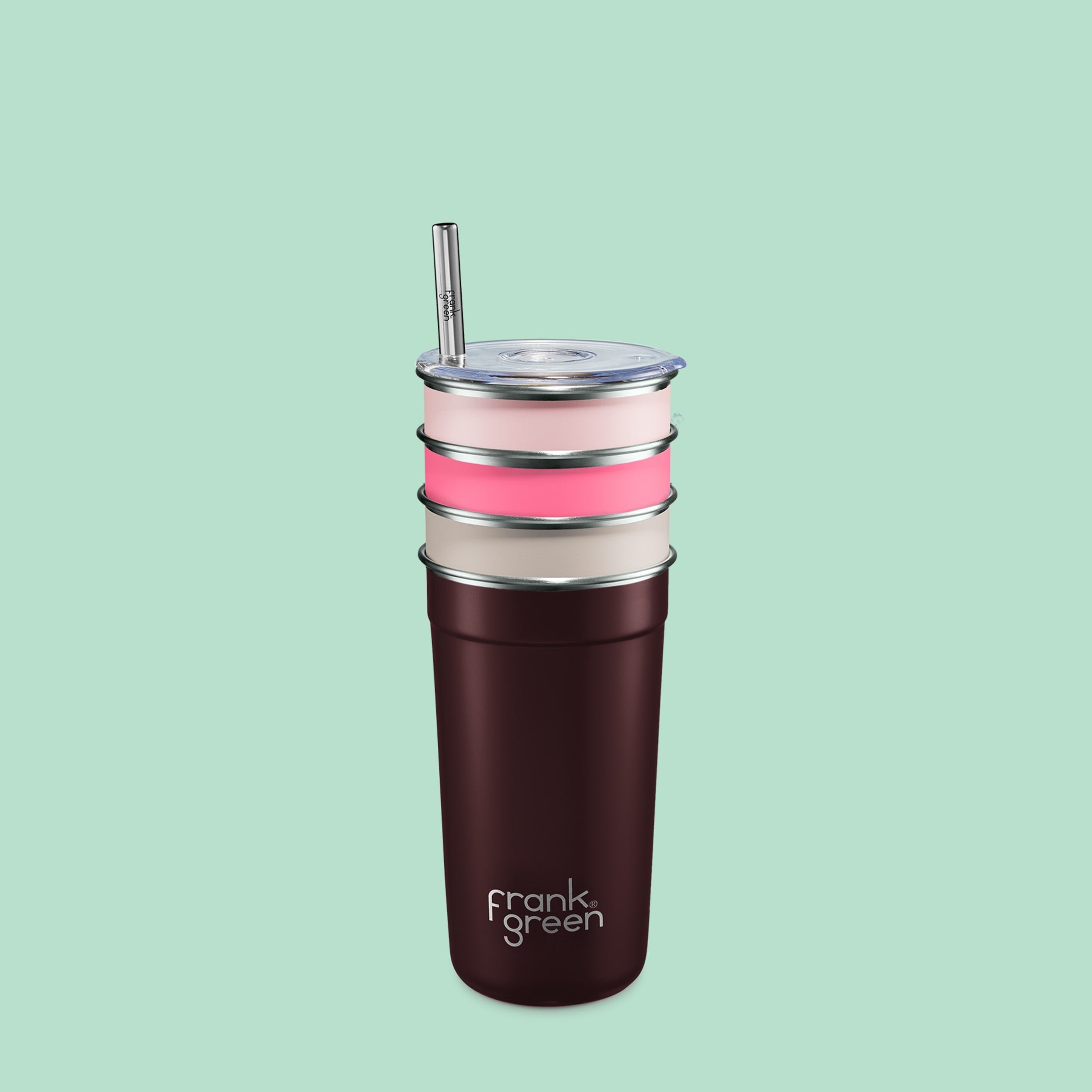 frank green 16oz Assembled Sundae Reusable Party Cups 4 Pack - Mixed - Core