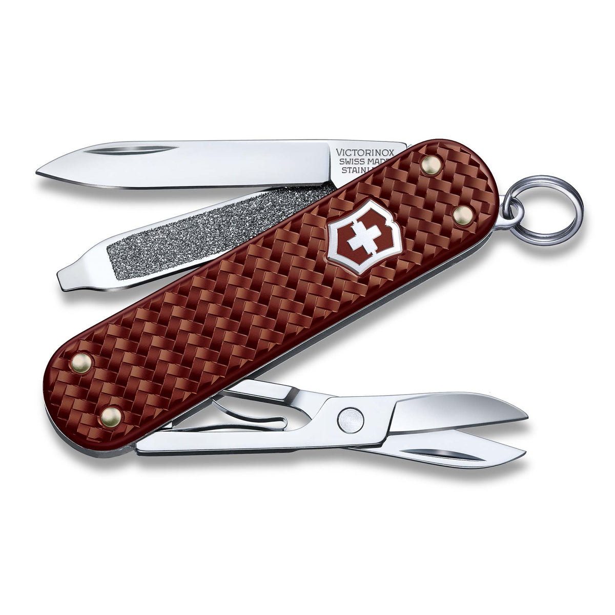 Victorinox Classic SD Precious Alox Swiss Army Knife (Hazel Brown)
