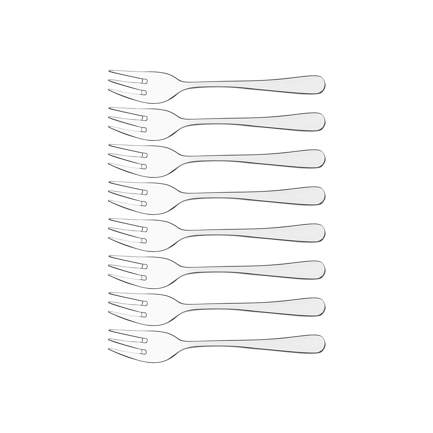 Tablekraft York Cake Fork Set 8pc