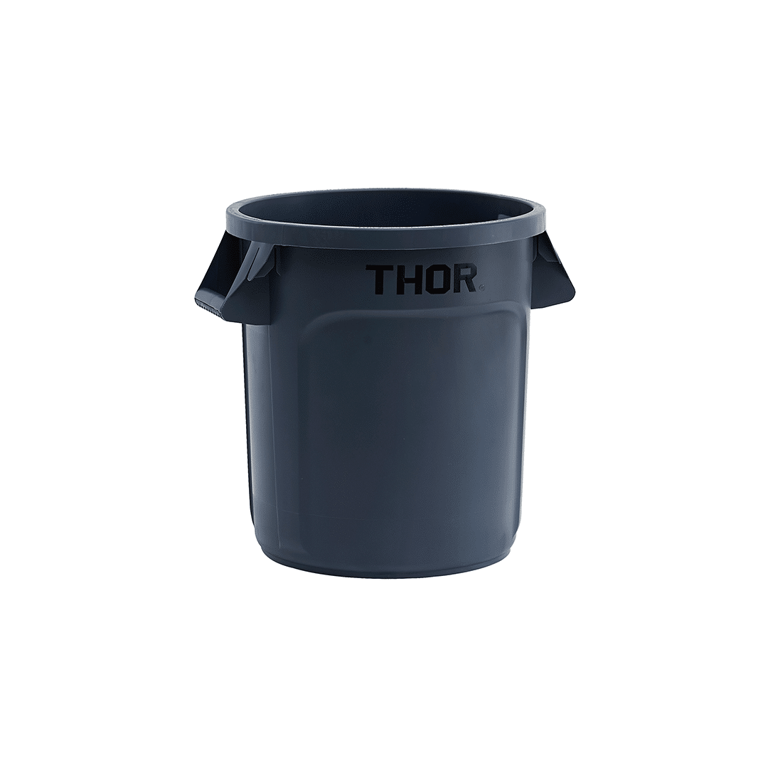 Trust Commercial Thor Round Bin 38Lt Grey (1011Gy) Food Grade (CTN Of 6)