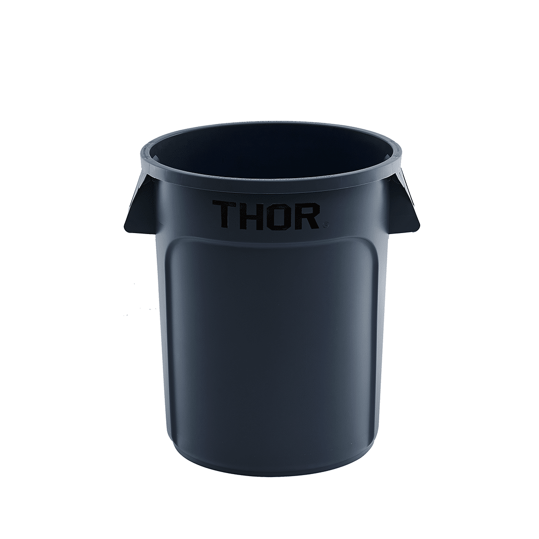 Trust Commercial Thor Round Bin 75Lt Grey (1012Gy) Food Grade (CTN Of 6)