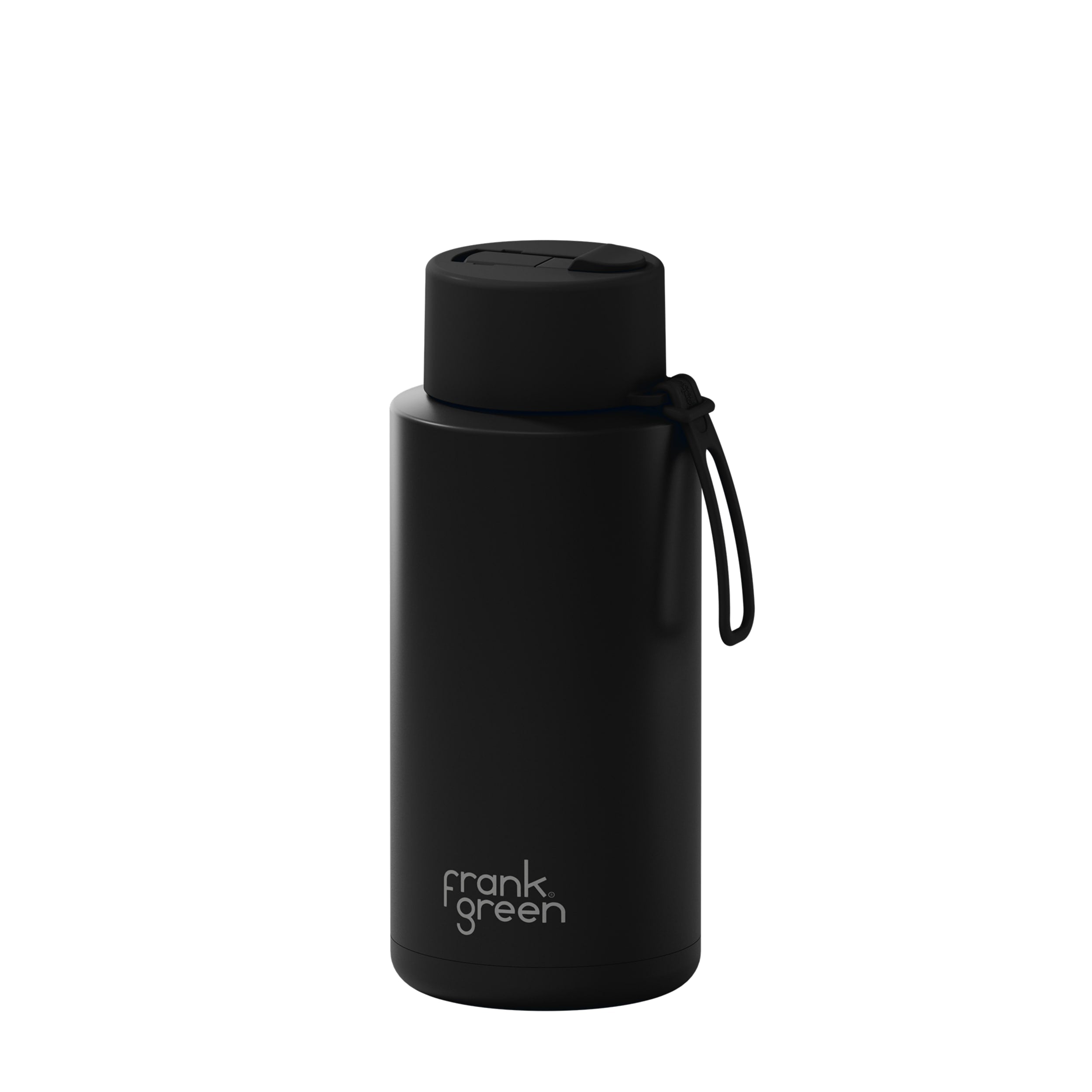 frank green 34oz Reusable Bottle with Flip Straw Lid - Midnight