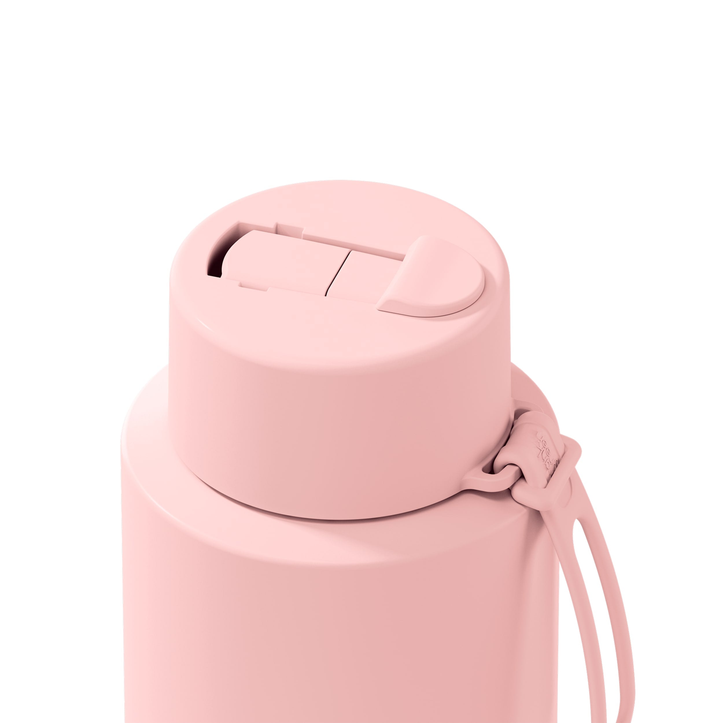 frank green 34oz Reusable Bottle with Flip Straw Lid - Blushed