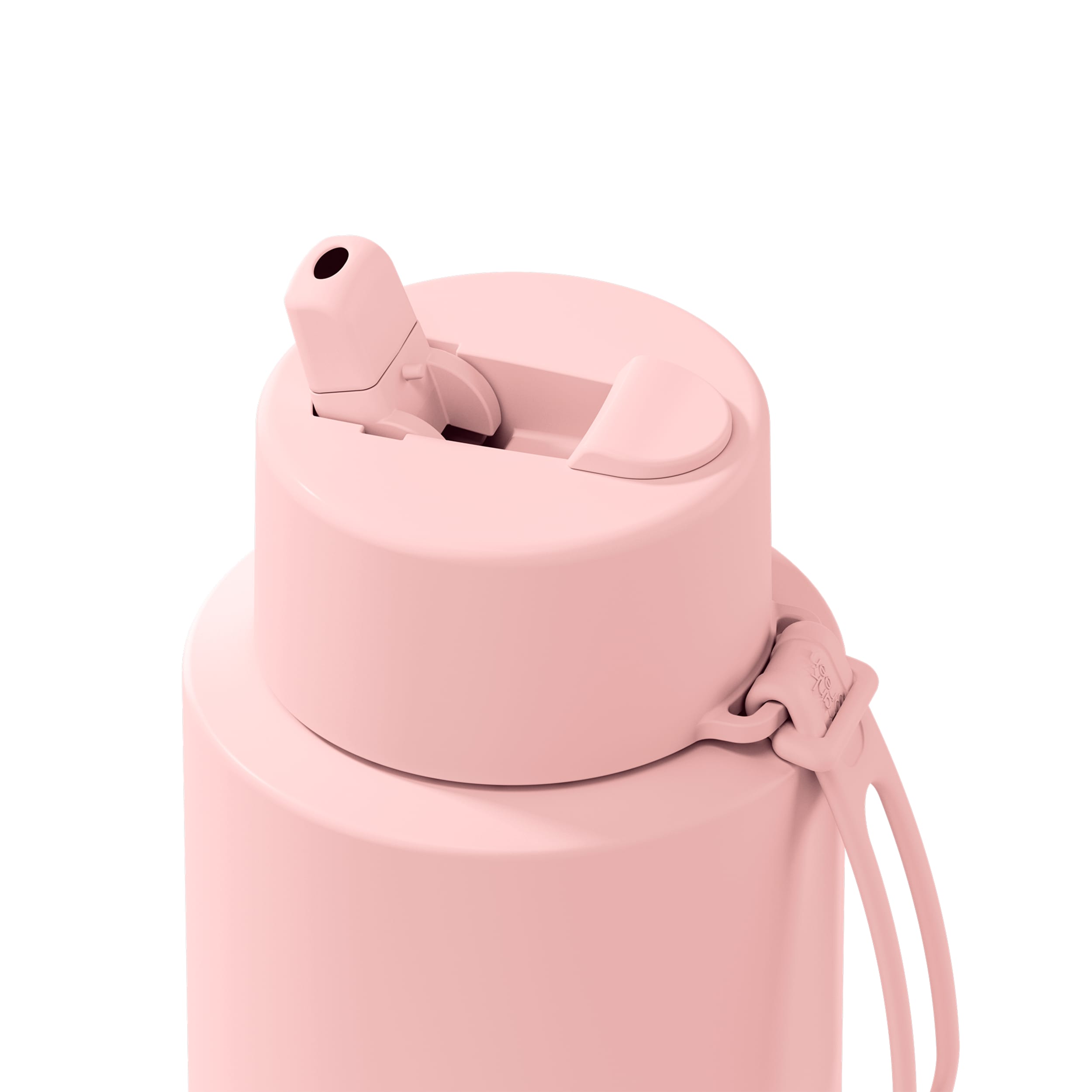 frank green 34oz Reusable Bottle with Flip Straw Lid - Blushed