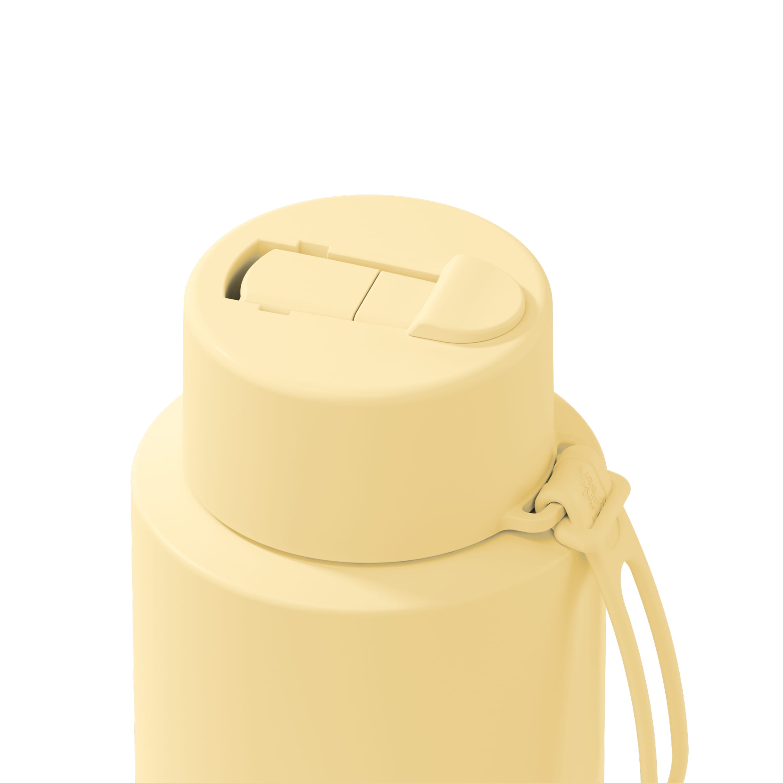 frank green 34oz Reusable Bottle with Flip Straw Lid - Buttermilk