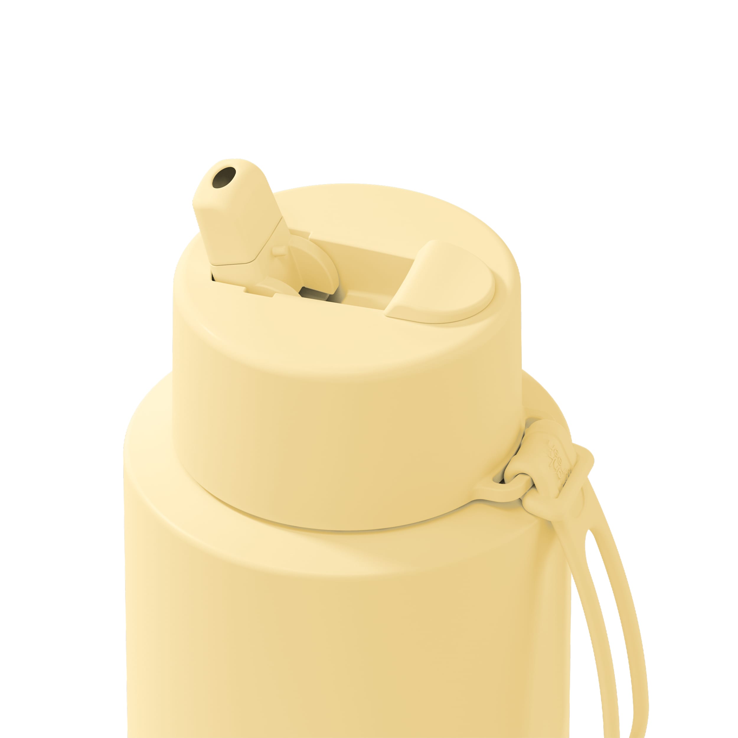 frank green 34oz Reusable Bottle with Flip Straw Lid - Buttermilk