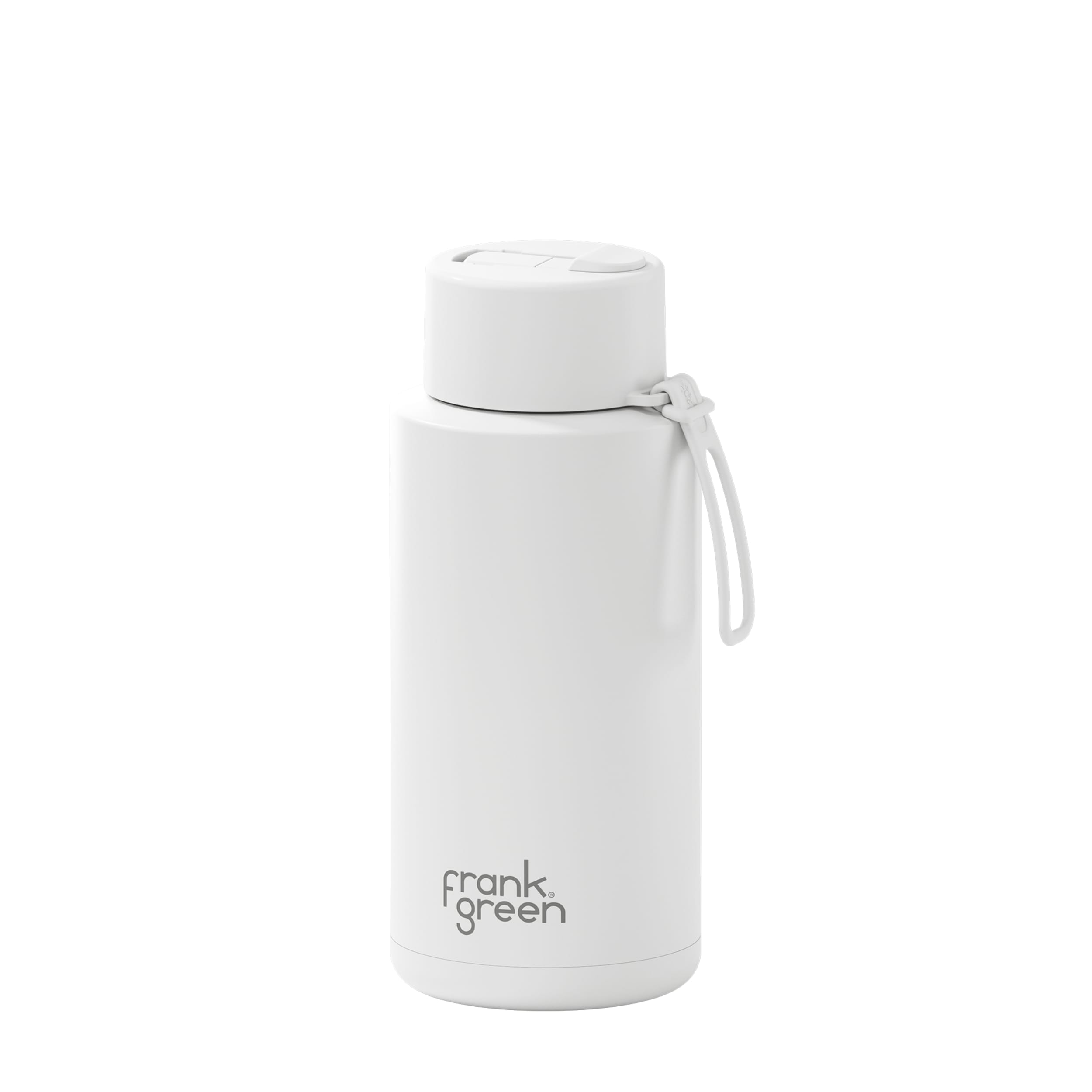 frank green 34oz Reusable Bottle with Flip Straw Lid - Cloud