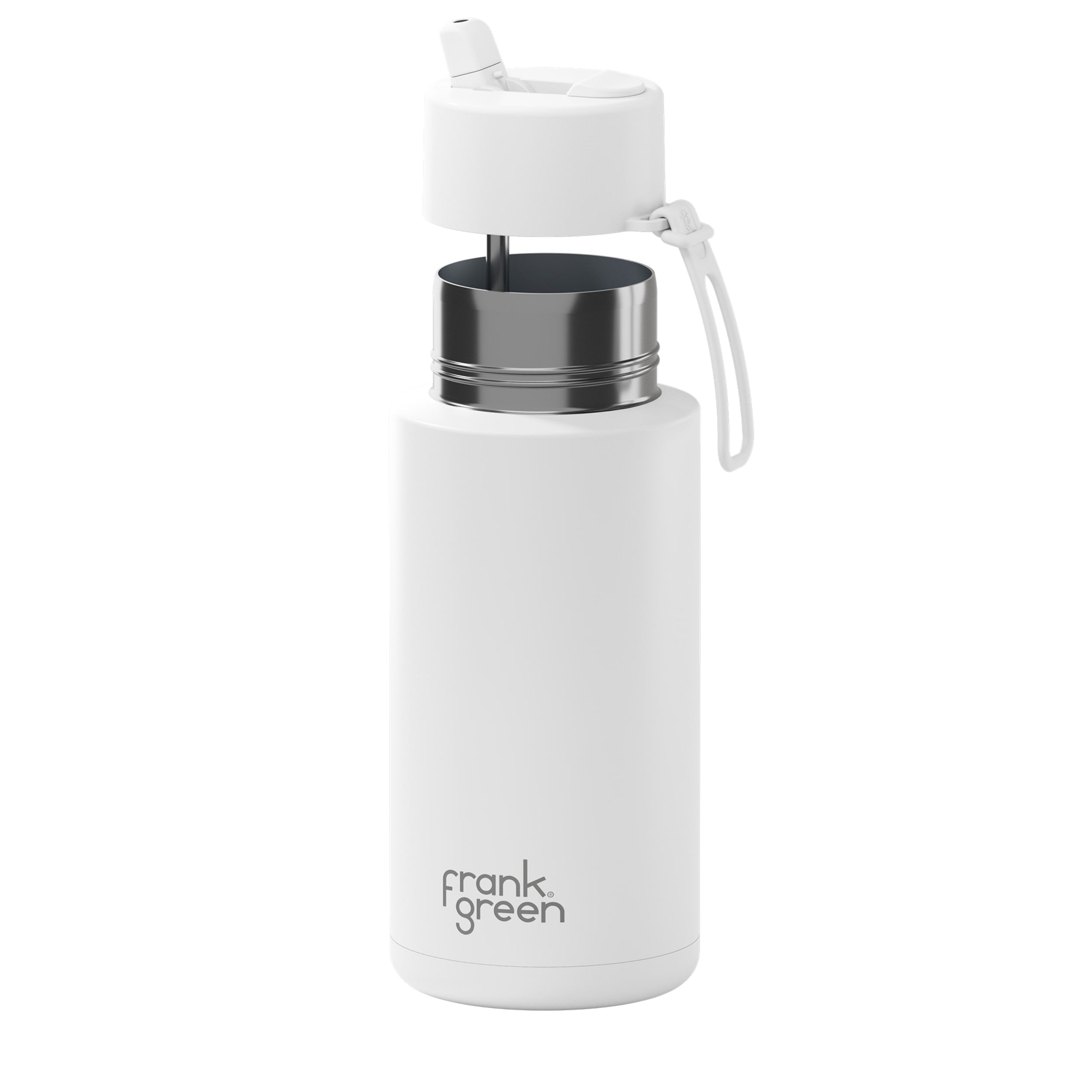 frank green 34oz Reusable Bottle with Flip Straw Lid - Cloud