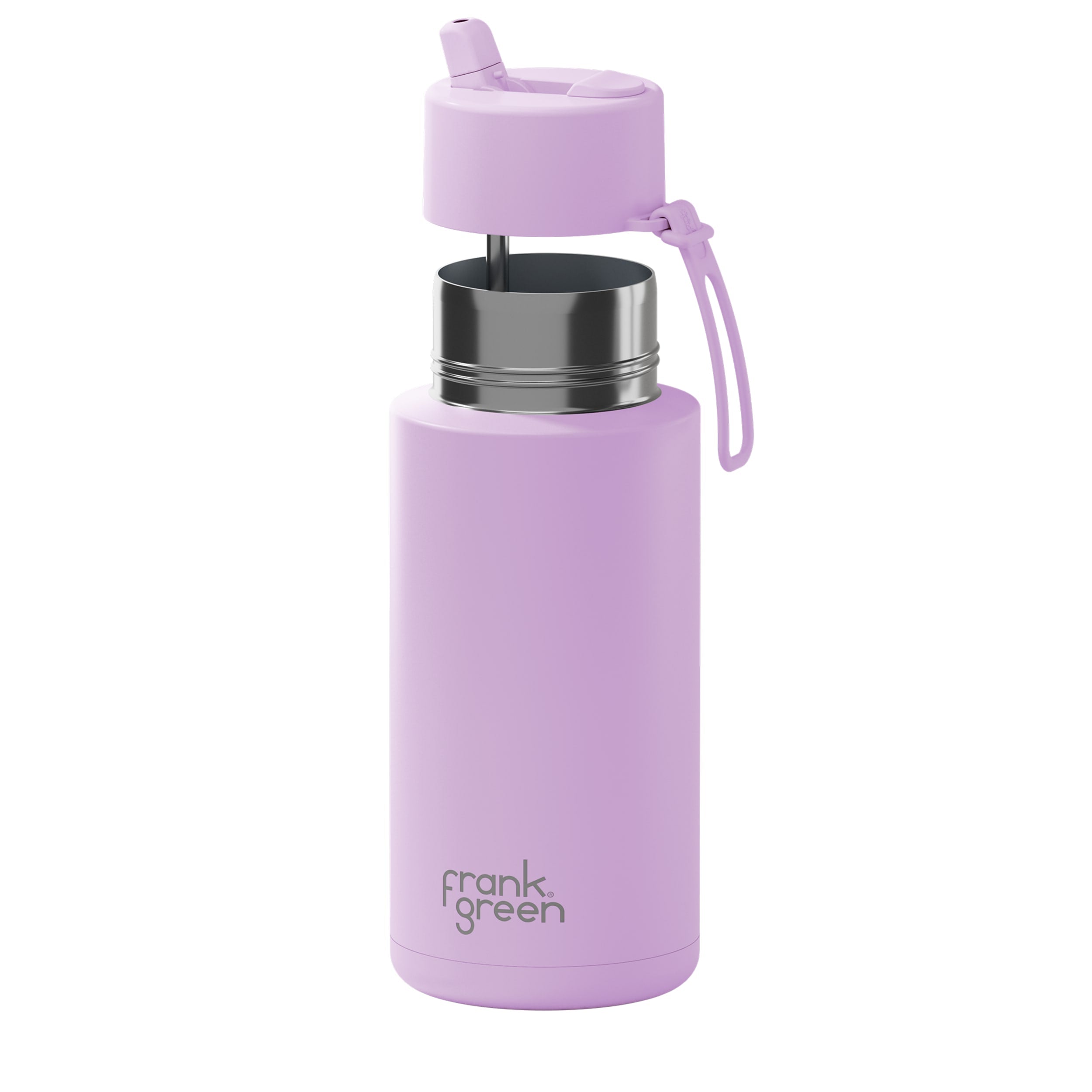 frank green 34oz Reusable Bottle with Flip Straw Lid - Lilac Haze