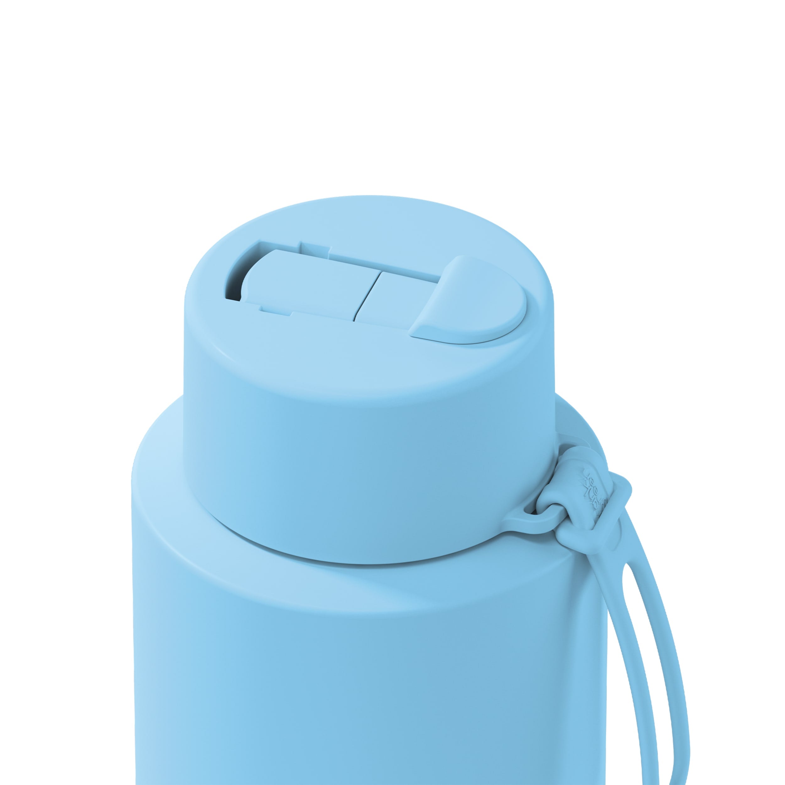 frank green 34oz Reusable Bottle with Flip Straw Lid - Sky Blue