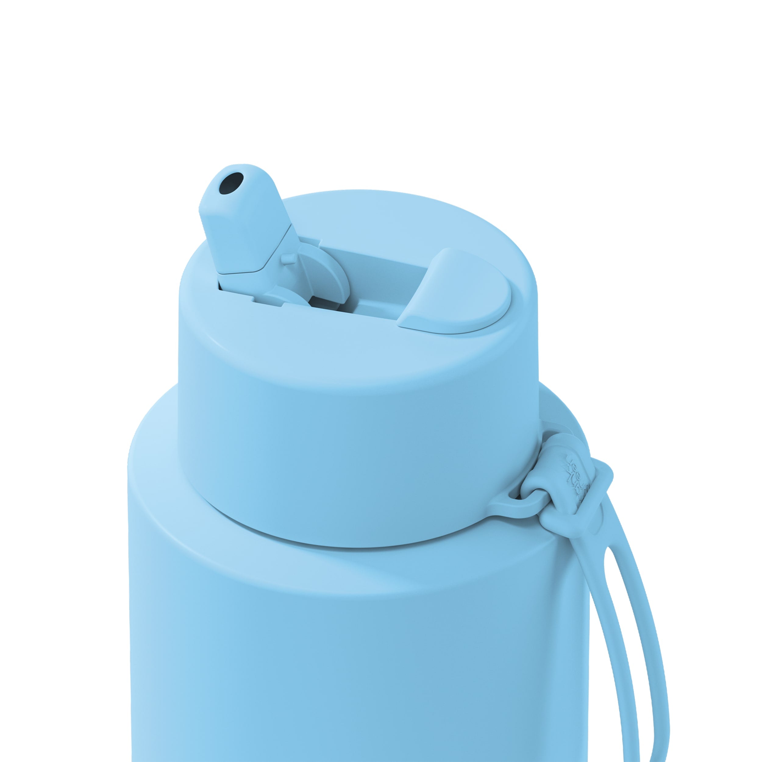 frank green 34oz Reusable Bottle with Flip Straw Lid - Sky Blue