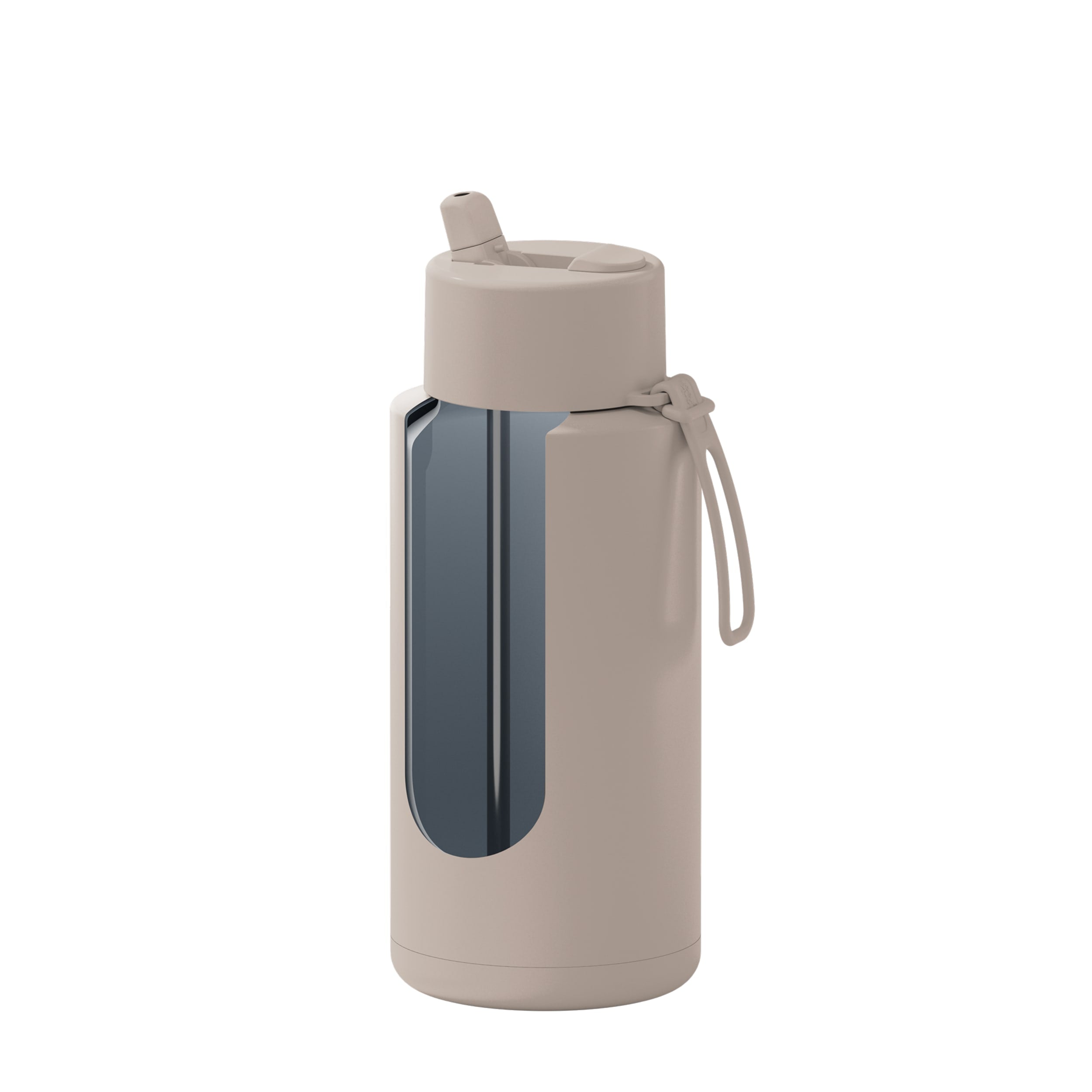 frank green 34oz Reusable Bottle with Flip Straw Lid - Moon Dust