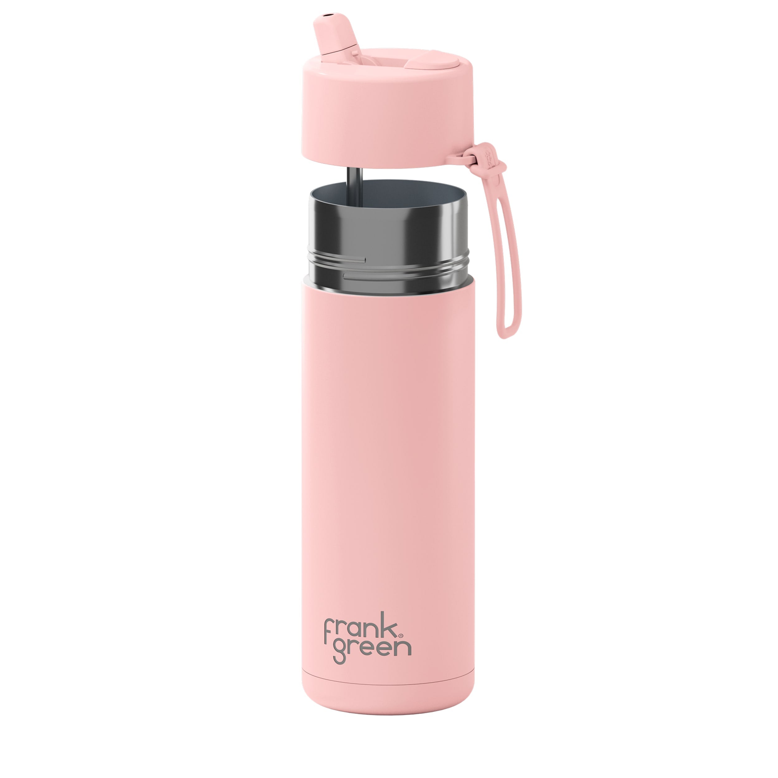 frank green 20oz Reusable Bottle with Flip Straw Lid - Blushed