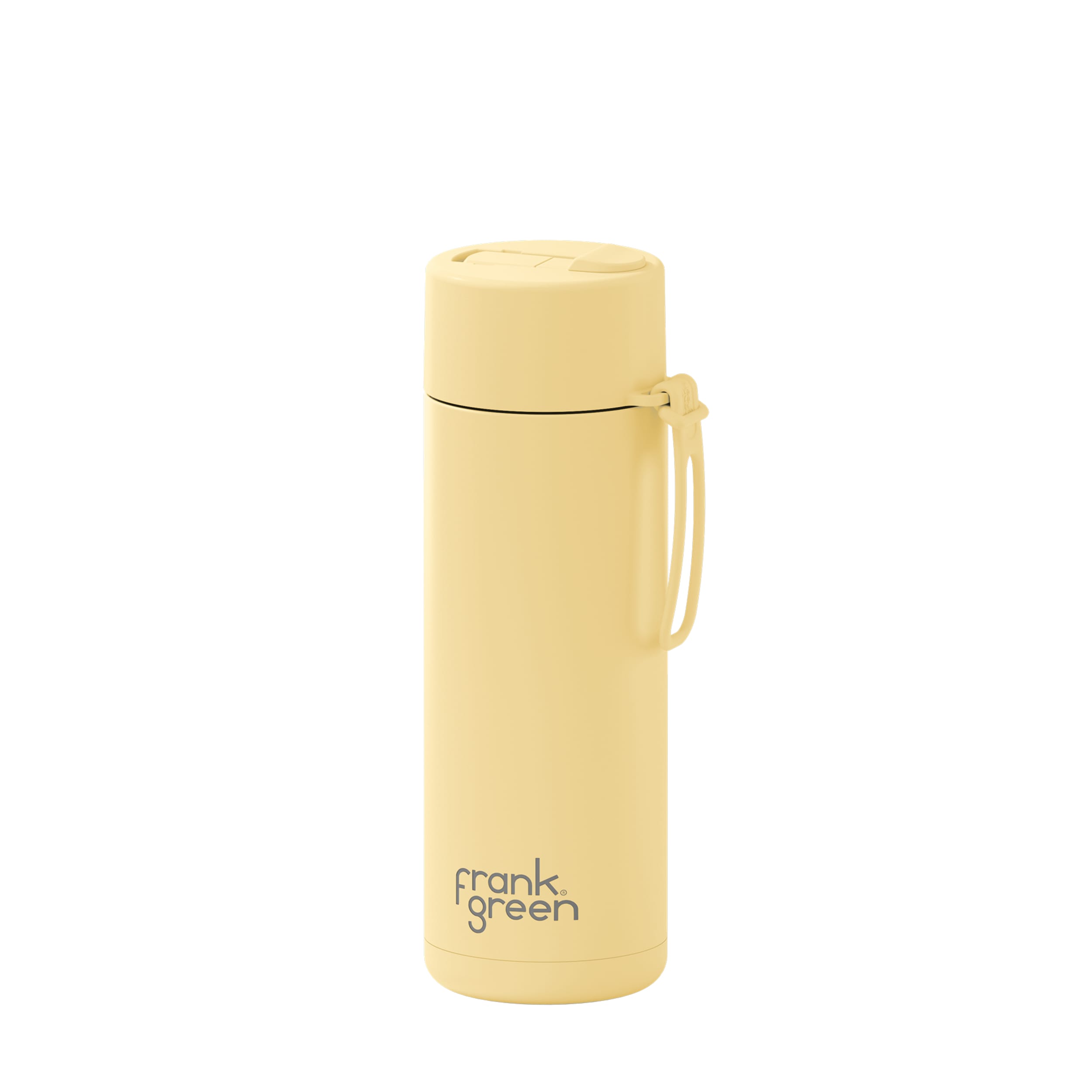 frank green 20oz Reusable Bottle with Flip Straw Lid - Buttermilk