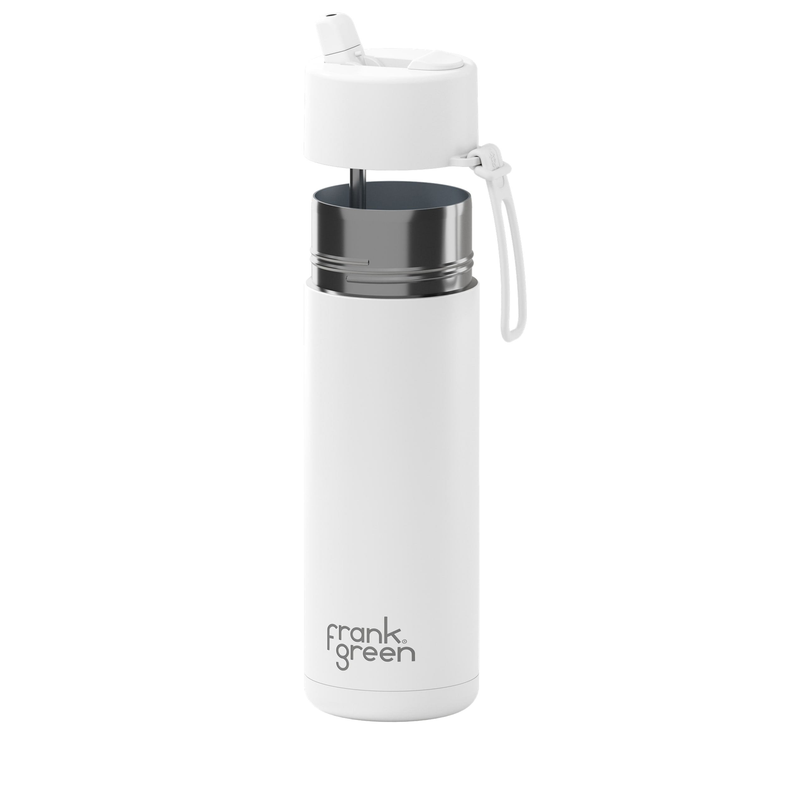 frank green 20oz Reusable Bottle with Flip Straw Lid - Cloud