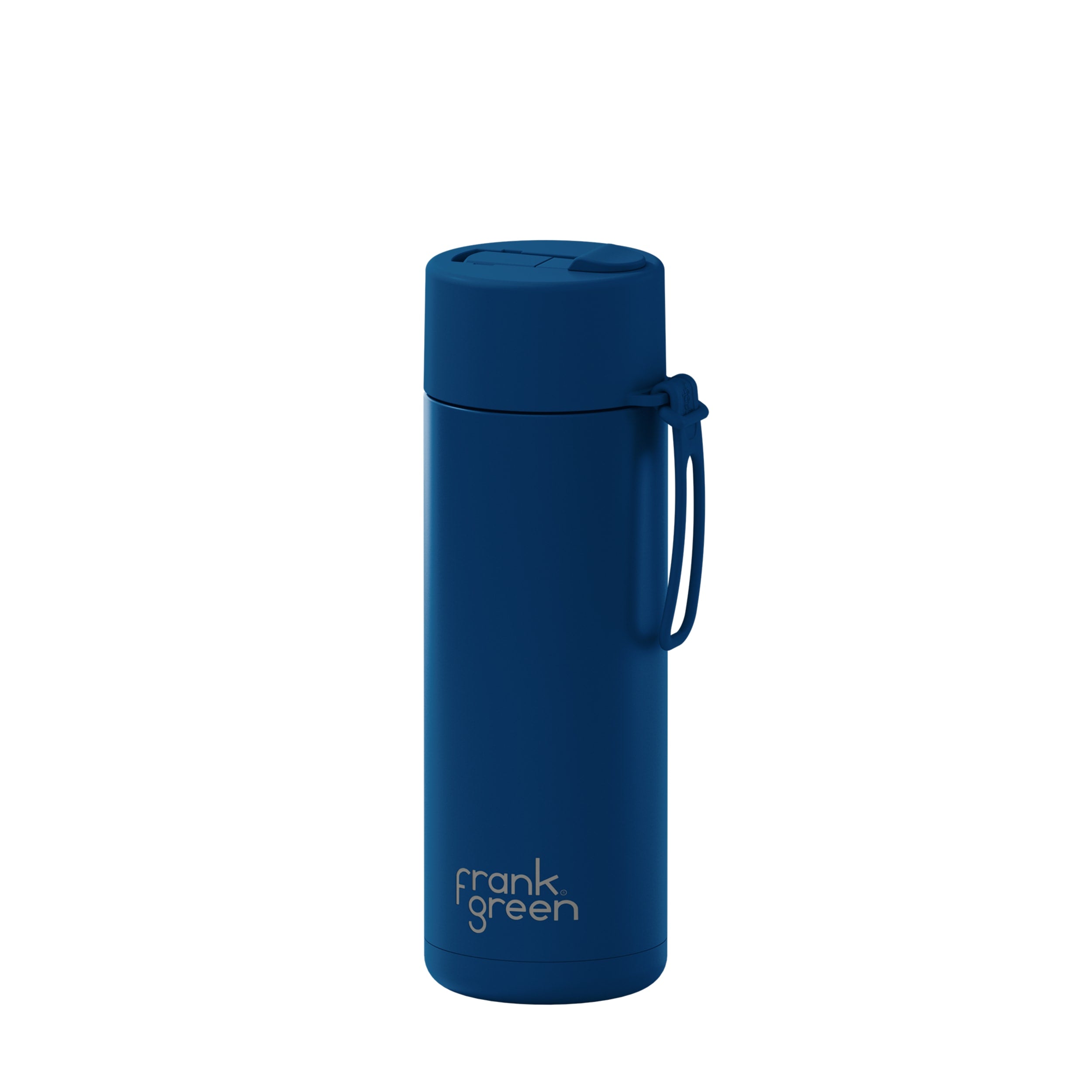 frank green 20oz Reusable Bottle with Flip Straw Lid - Deep Ocean