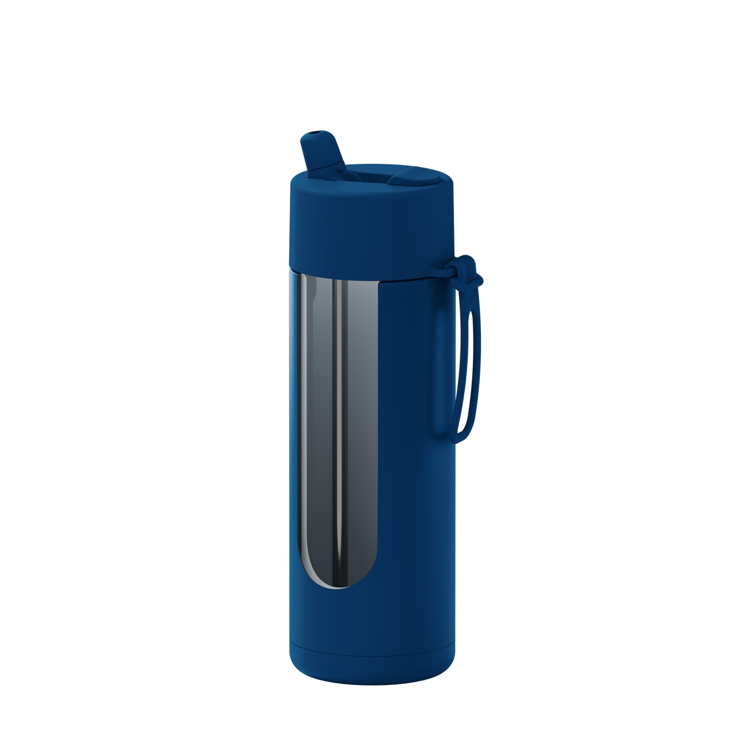 frank green 20oz Reusable Bottle with Flip Straw Lid - Deep Ocean