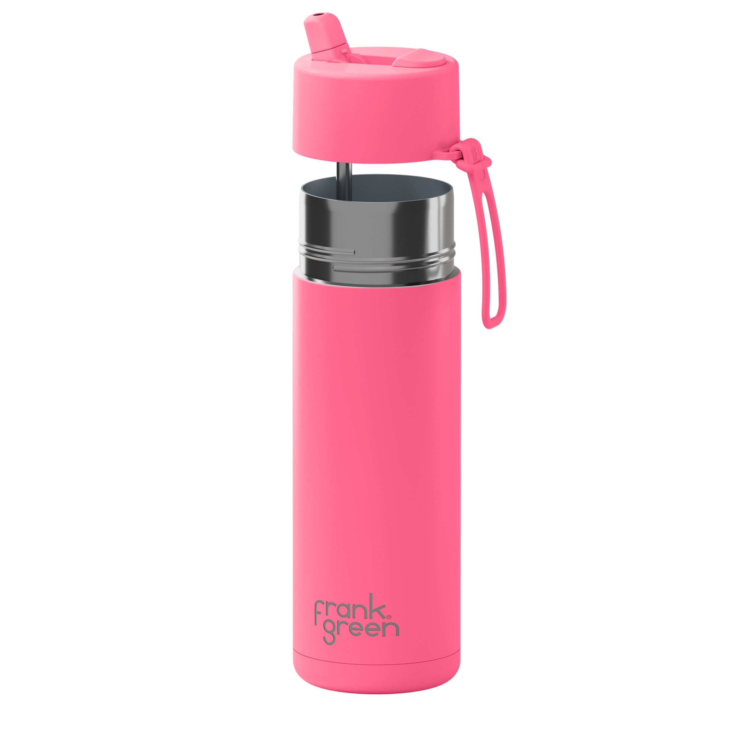 frank green 20oz Reusable Bottle with Flip Straw Lid - Bubblegum