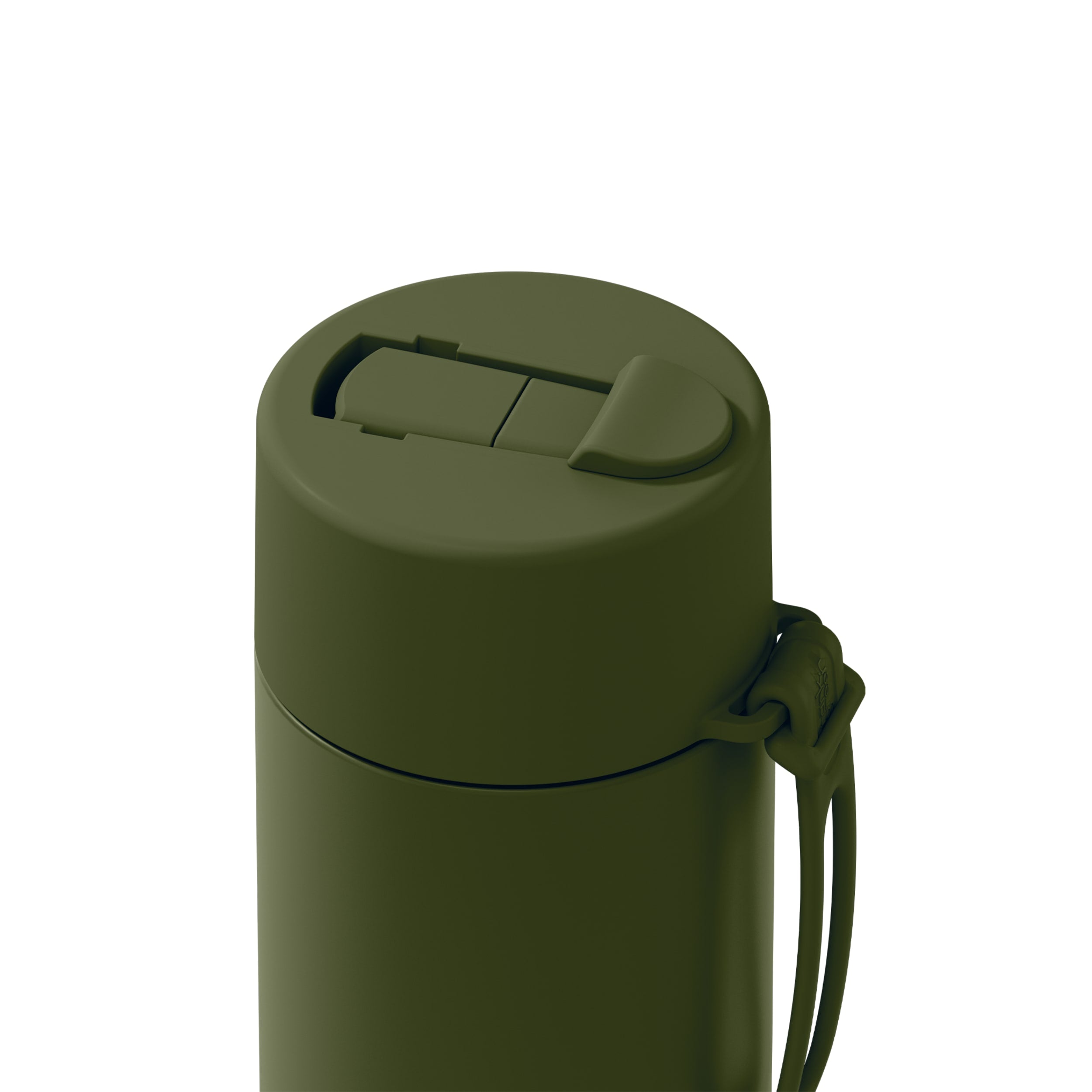 frank green 20oz Reusable Bottle with Flip Straw Lid - Khaki