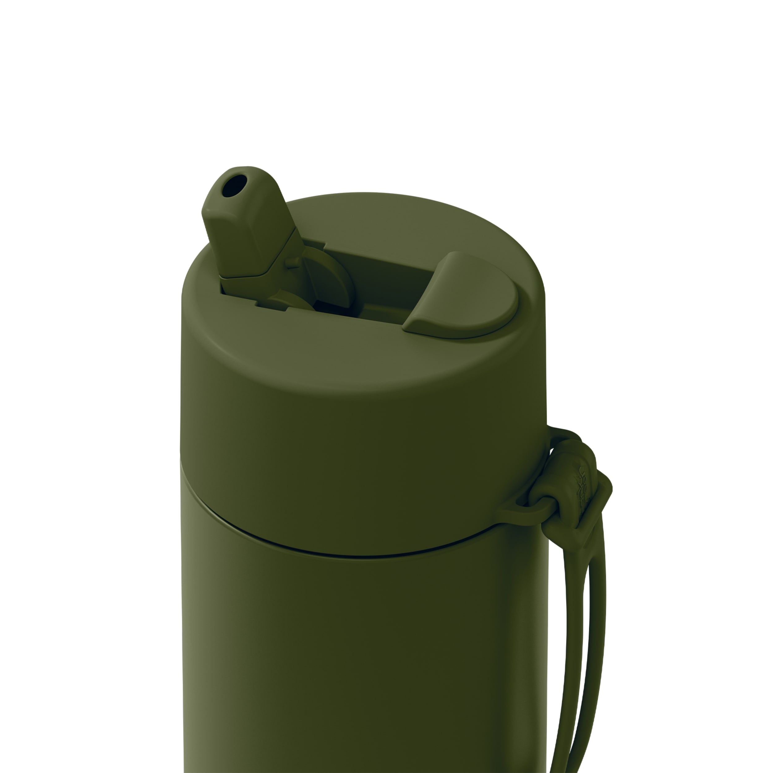 frank green 20oz Reusable Bottle with Flip Straw Lid - Khaki