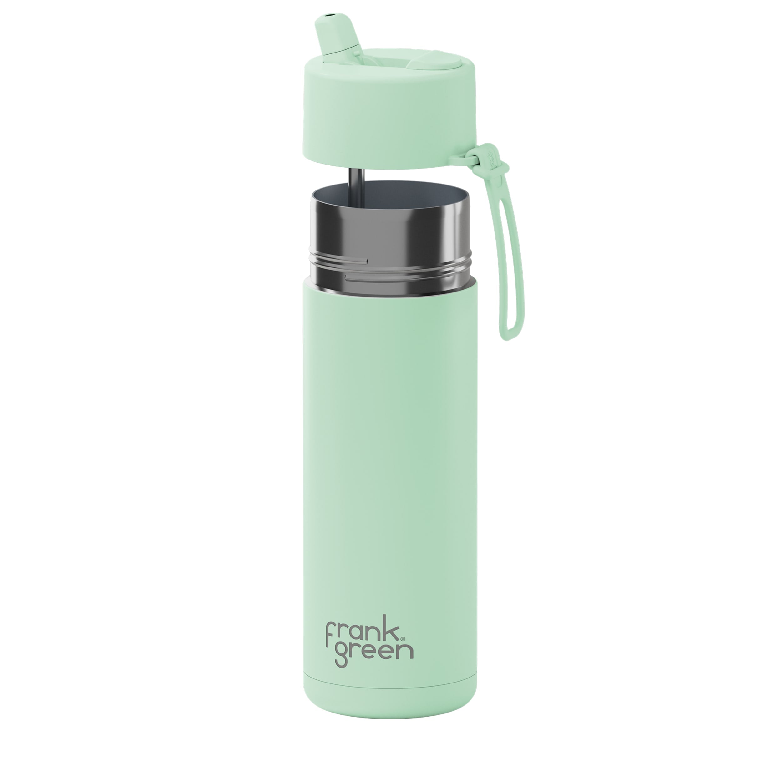 frank green 20oz Reusable Bottle with Flip Straw Lid - Mint Gelato