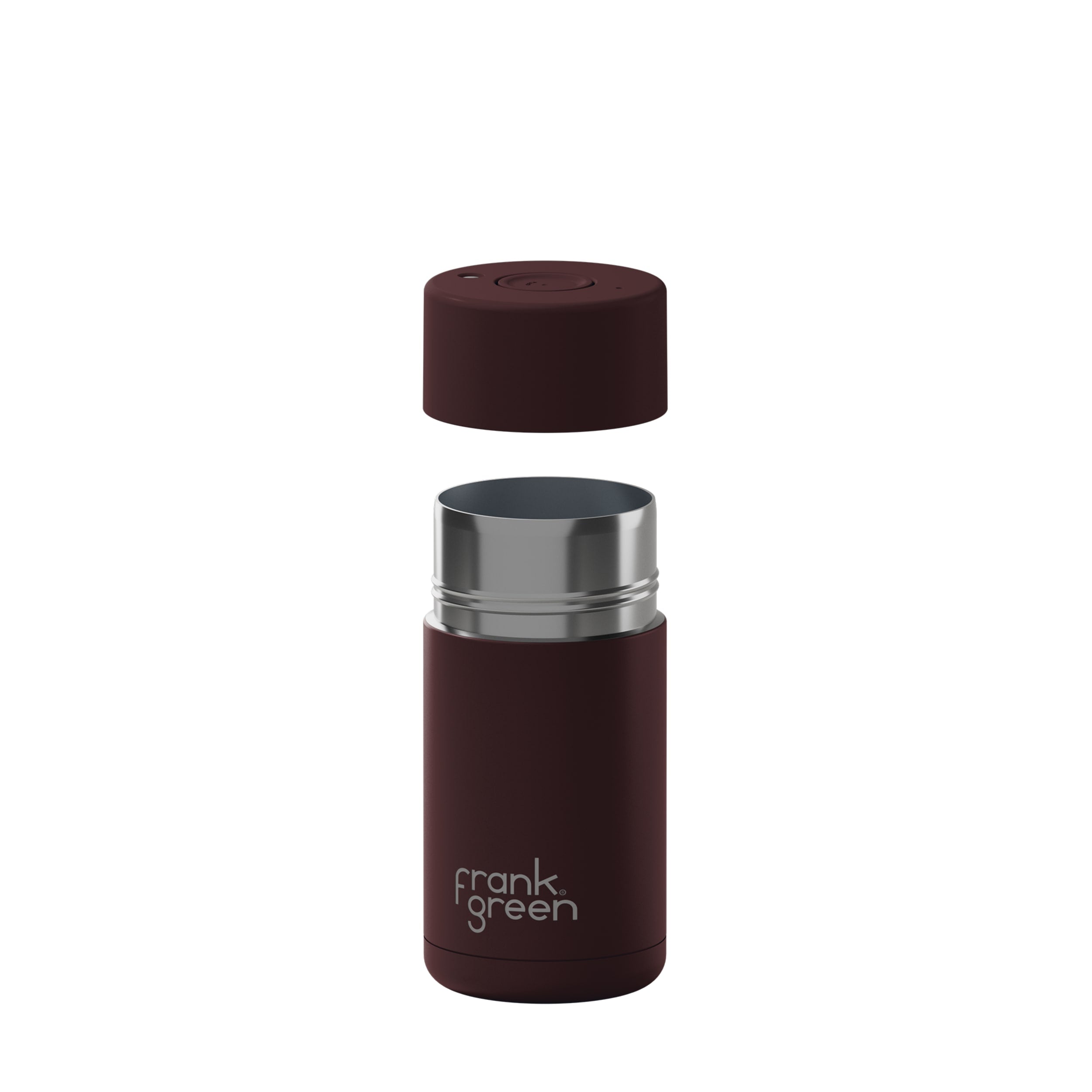 frank green 12oz Ceramic Reusable Cup - Chocolate