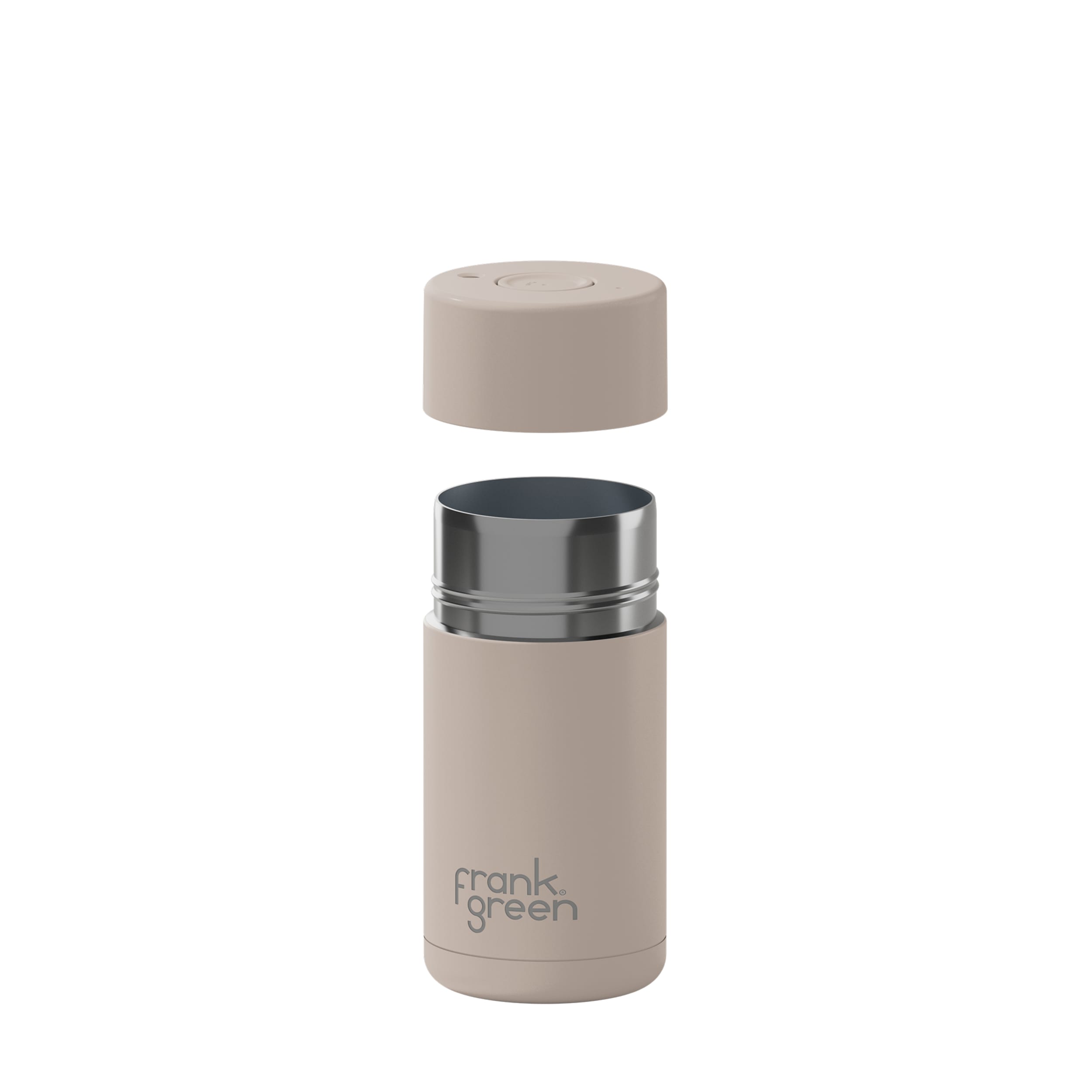 frank green 12oz Ceramic Reusable Cup with Push Button Lid - Moon Dust