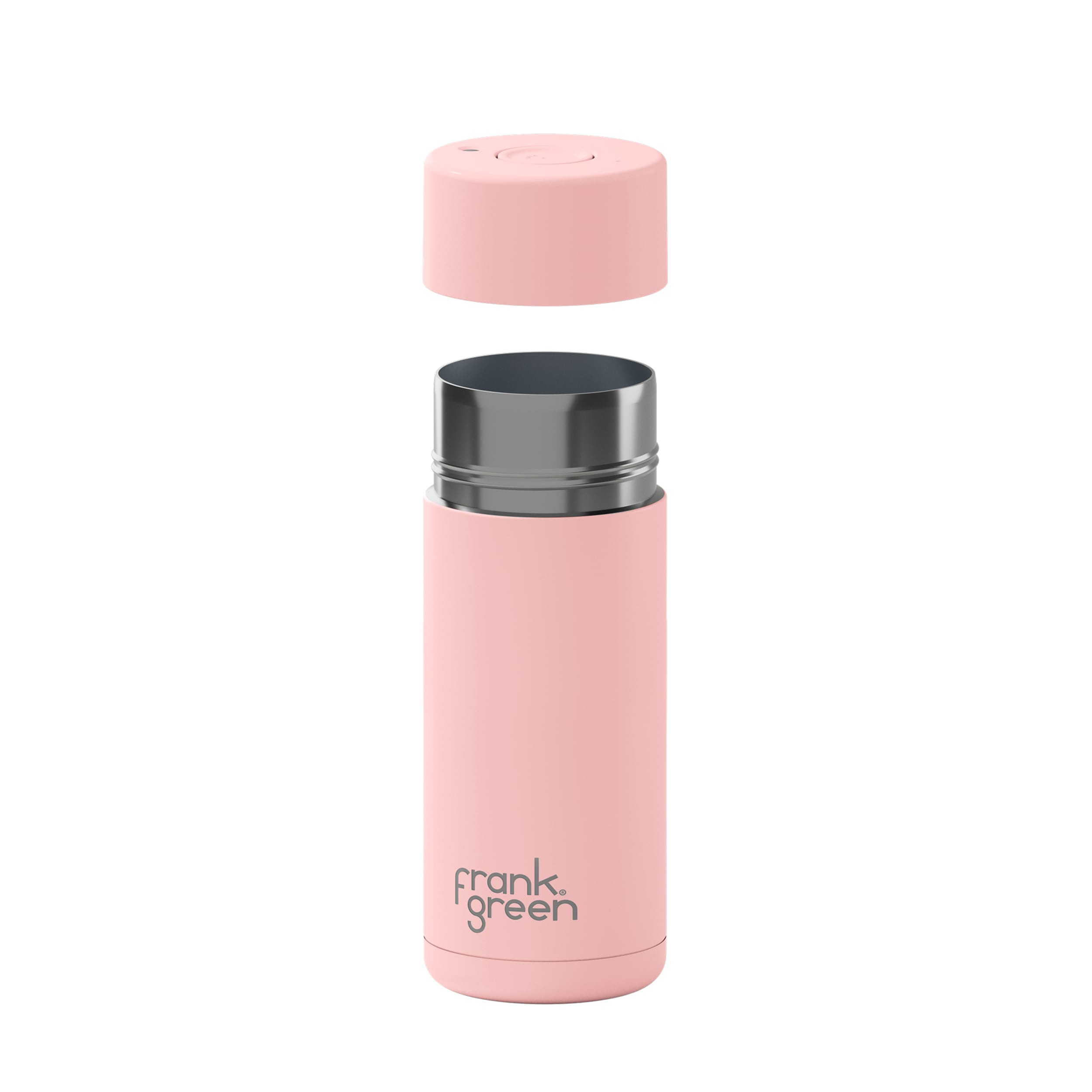 frank green 16oz Reusable Cup with Push Button Lid - Blushed