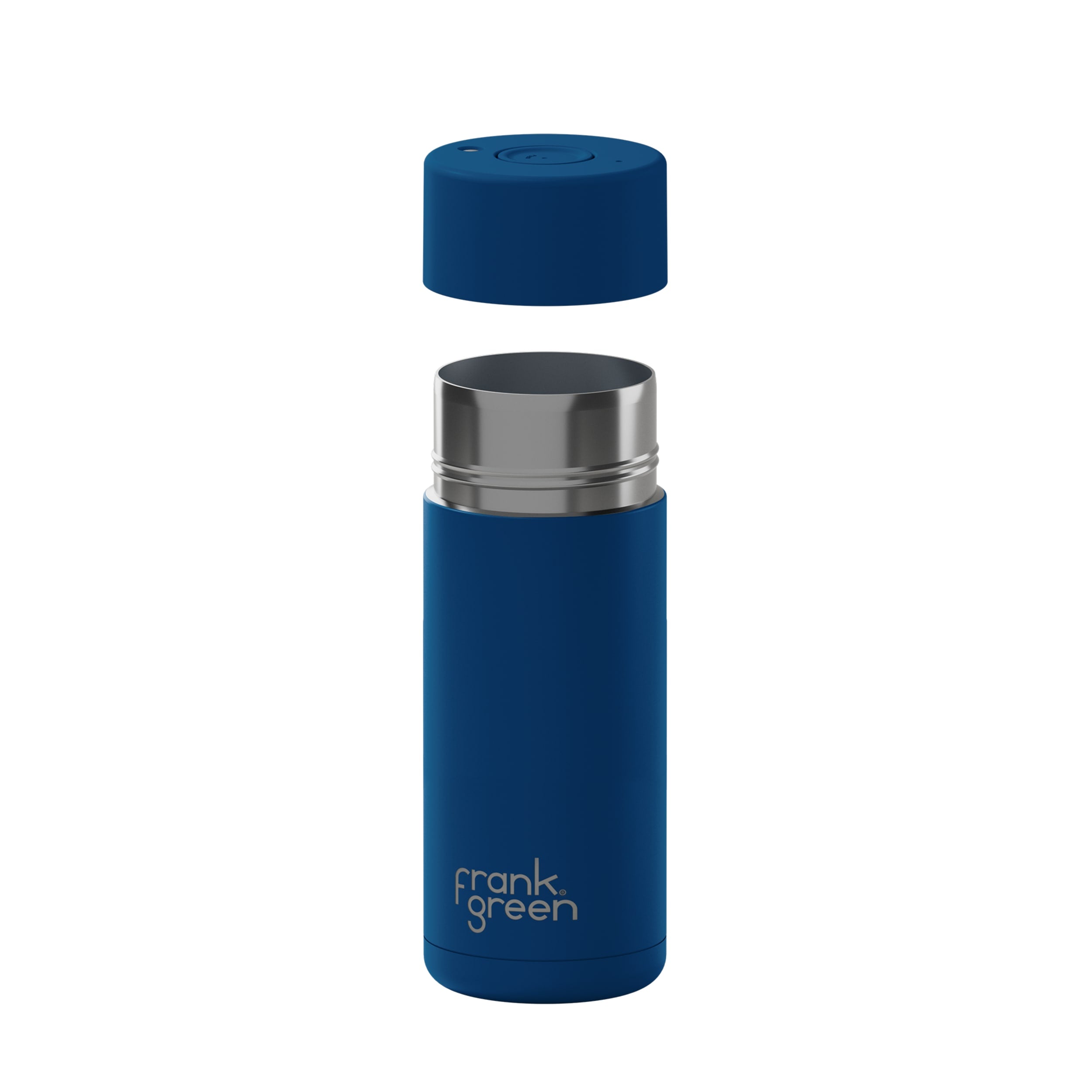 frank green 16oz Reusable Cup with Push Button Lid - Deep Ocean