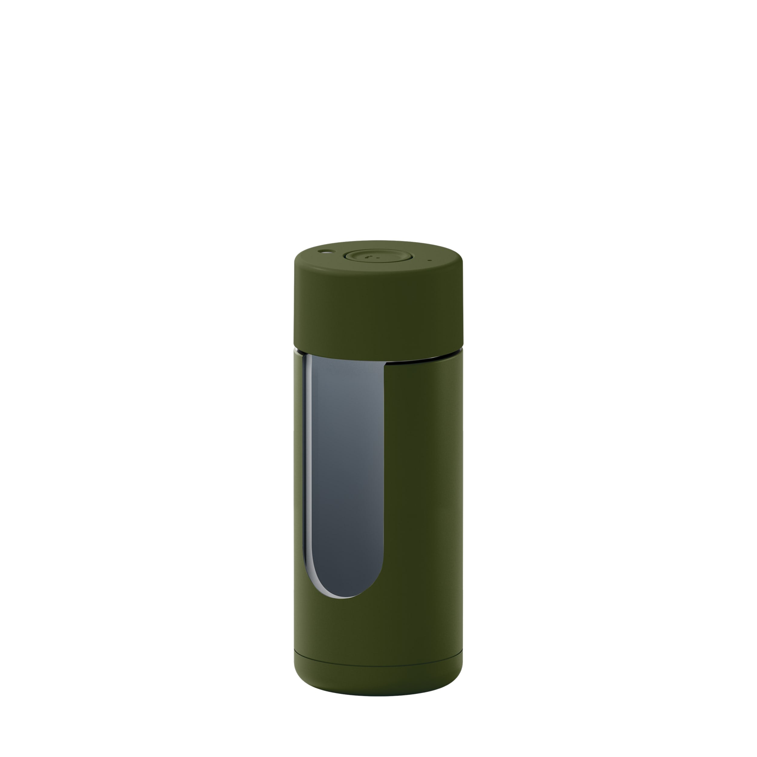 frank green 16oz Reusable Cup with Push Button Lid - Khaki