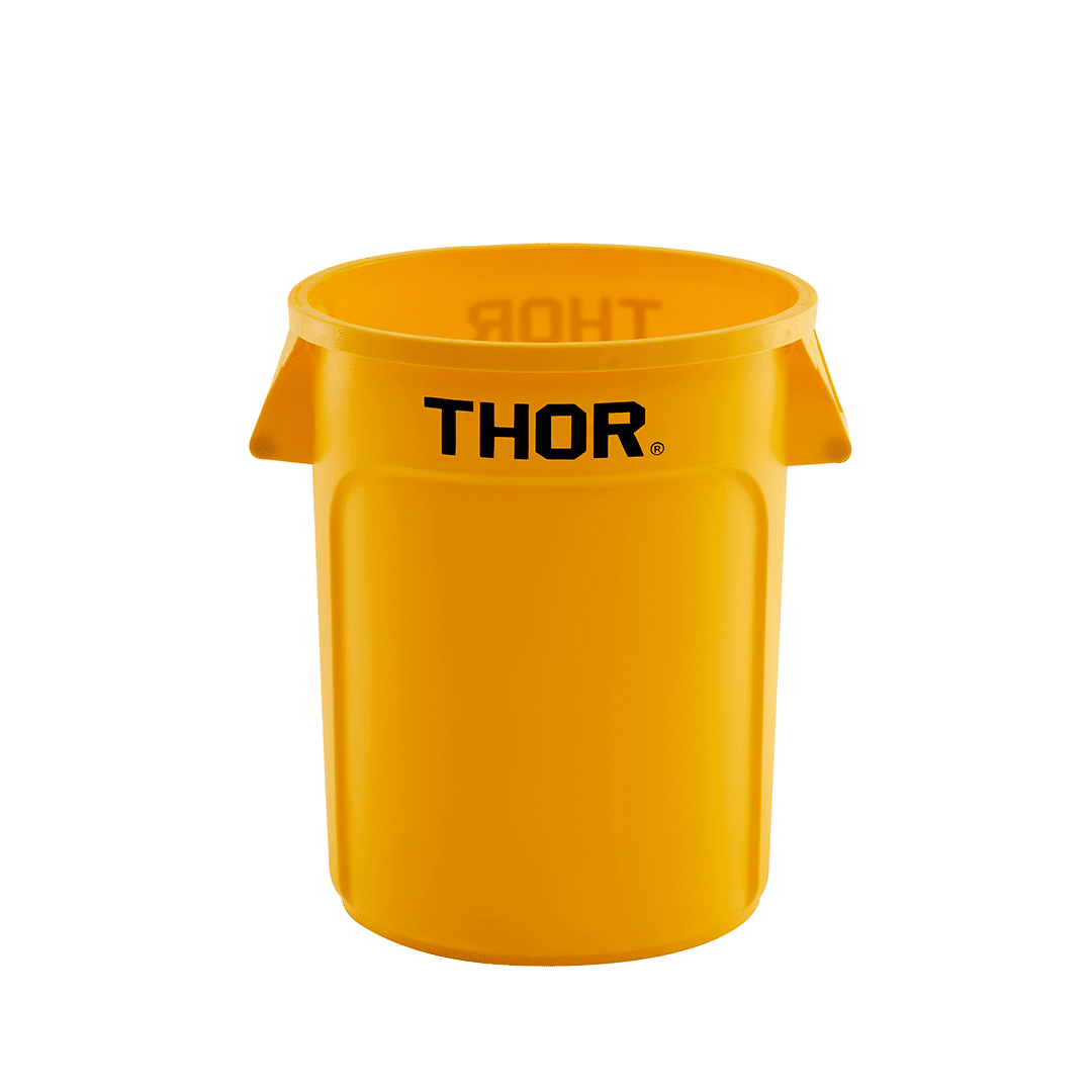 Trust Commercial Thor Round Bin 75Lt Yellow (1012Yl) Food Grade (CTN Of 6)
