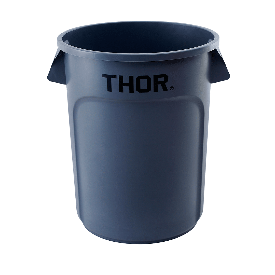 Trust Commercial Thor Round Bin 121Lt Grey (1013Gy) Food Grade (CTN Of 6)