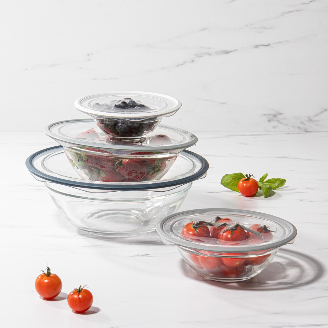 Eco Ladelle Eco Flexi 4pk Assorted Airtight Bowl Cover