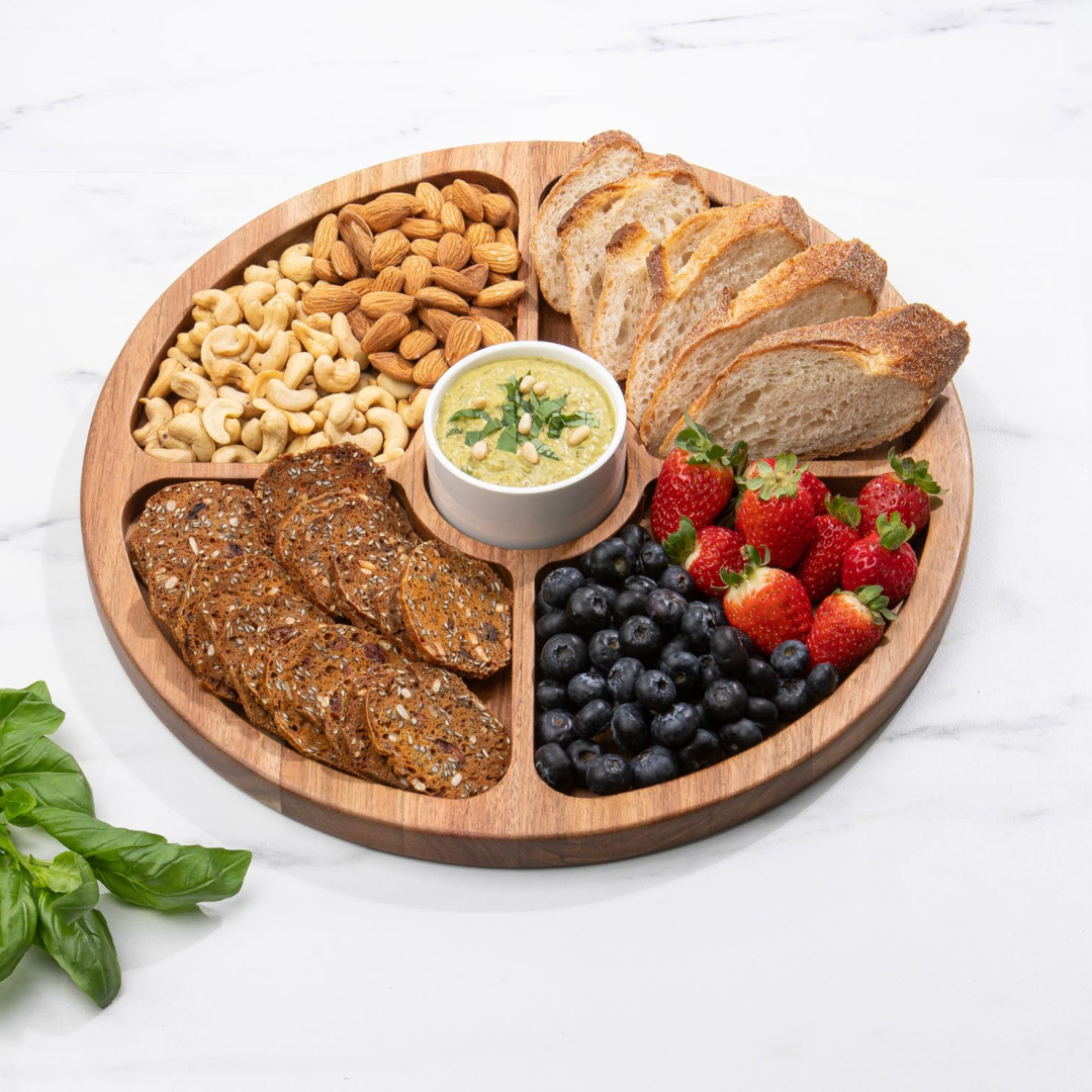 Ladelle Gather Round Sectional Platter With Bowl