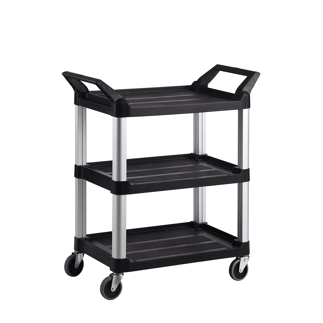 Trust Commercial 3 Tier 850 x 470 x 960mm Small Black (4011)