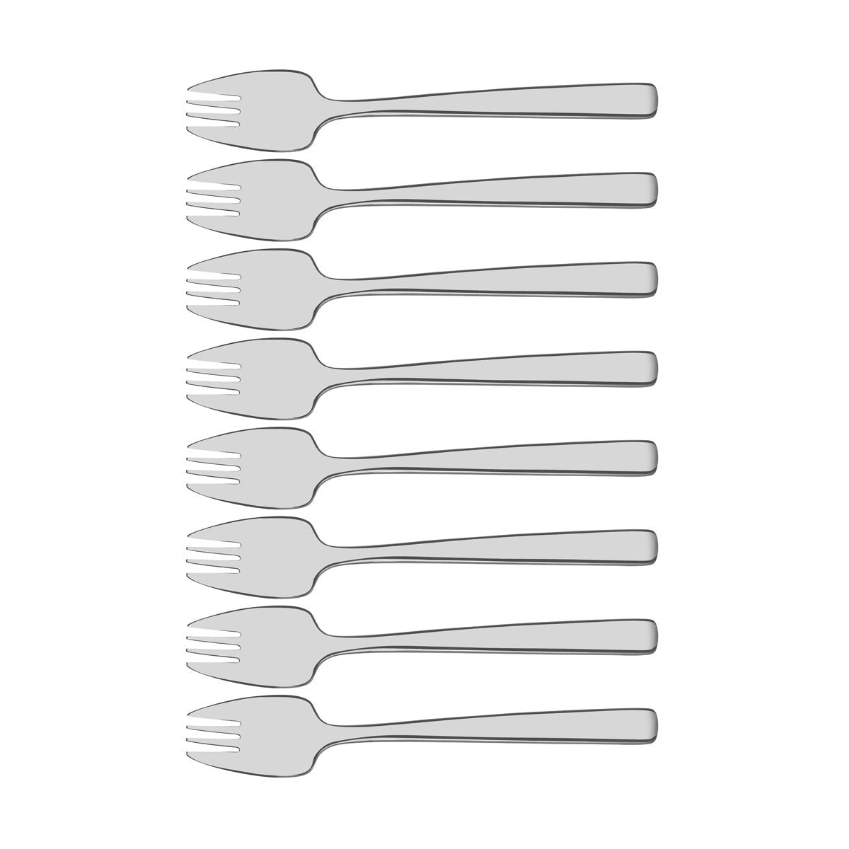 Tablekraft Amalfi Buffet Fork Set 8pc