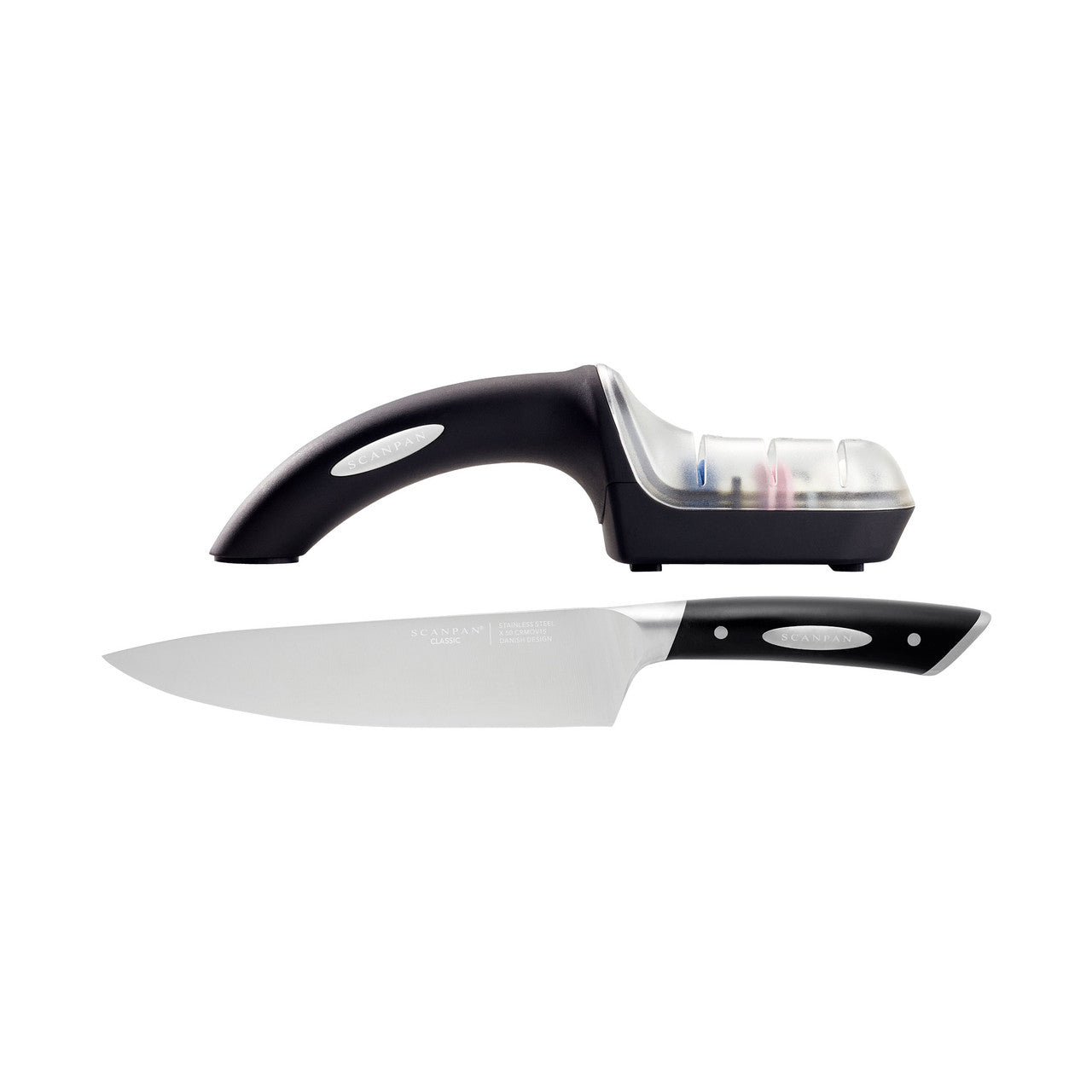 Scanpan Classic 20cm Chef's Knife with 3 Stage Sharpener