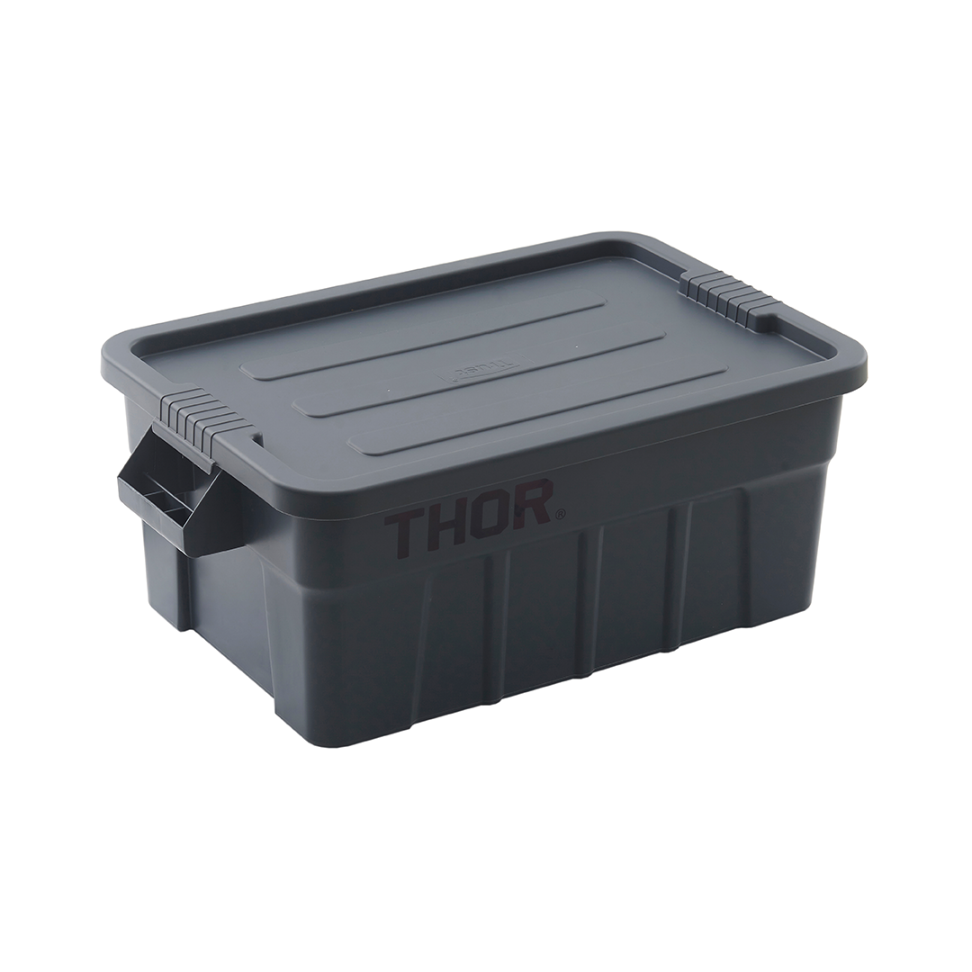 Trust Commercial Tote Box & Lid 708 x 434 x 272mm 53Lt Food Grade Grey (3011)