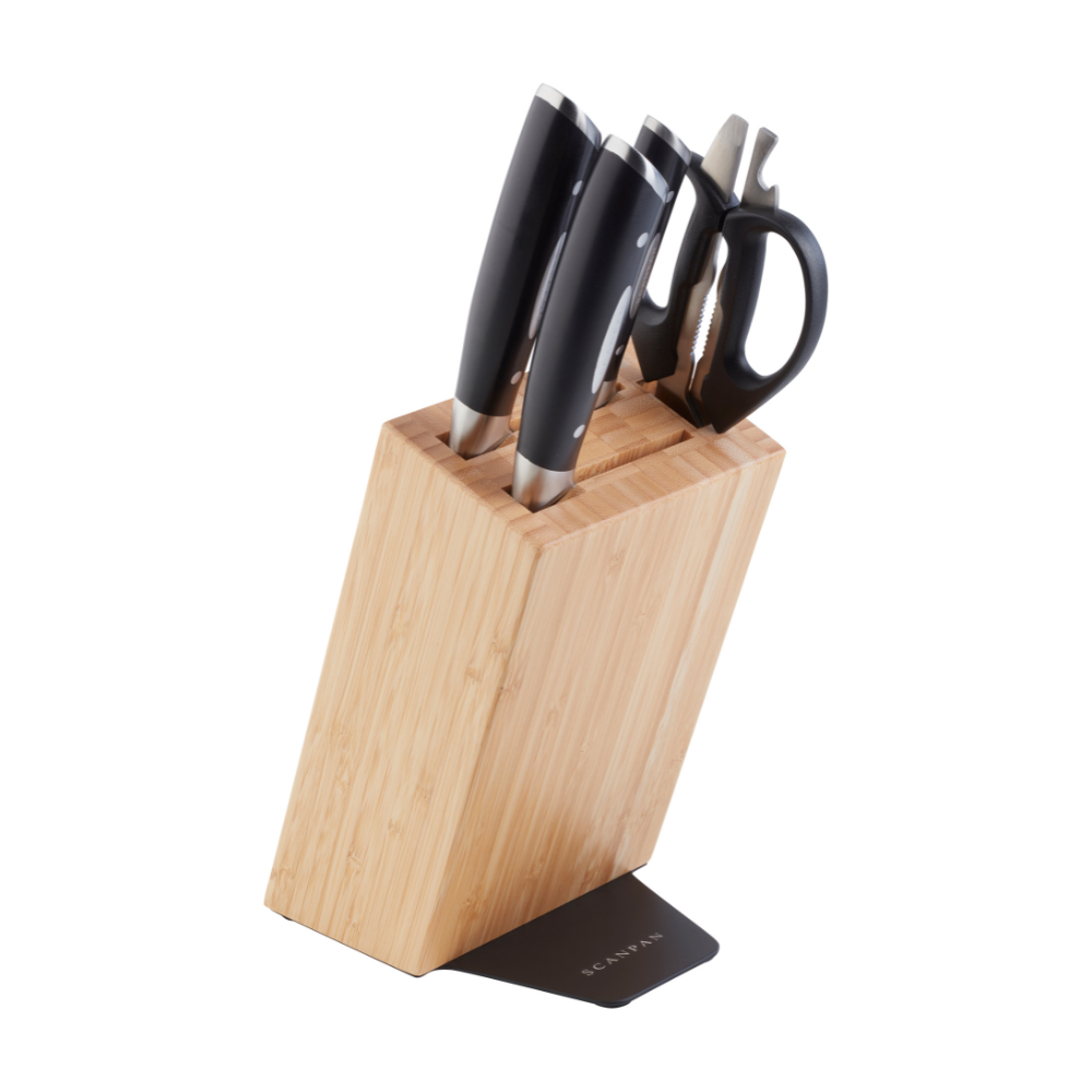 Scanpan Classic Asian Knife Block Set 5 Piece