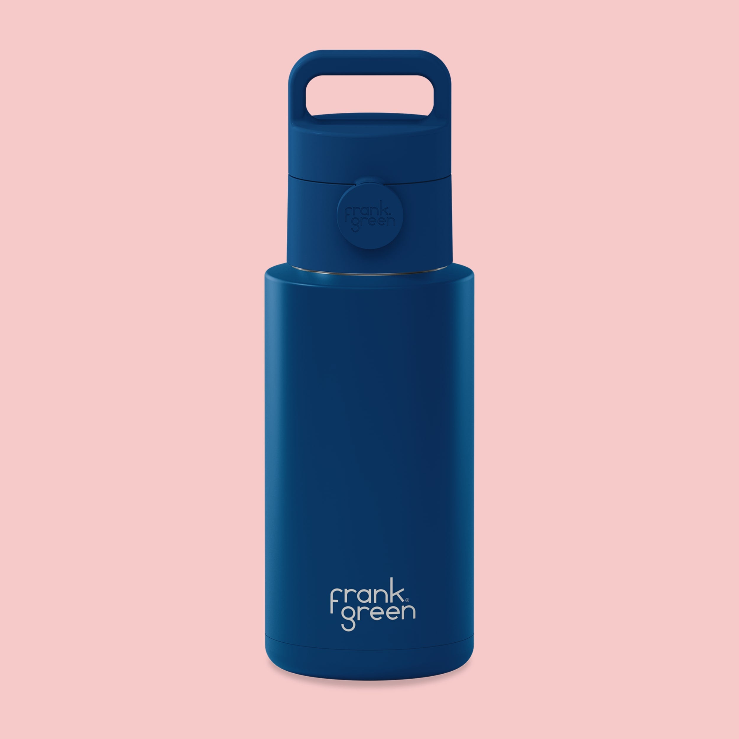 frank green 34oz Reusable Bottle with Grip & Sip Lid - Deep Ocean
