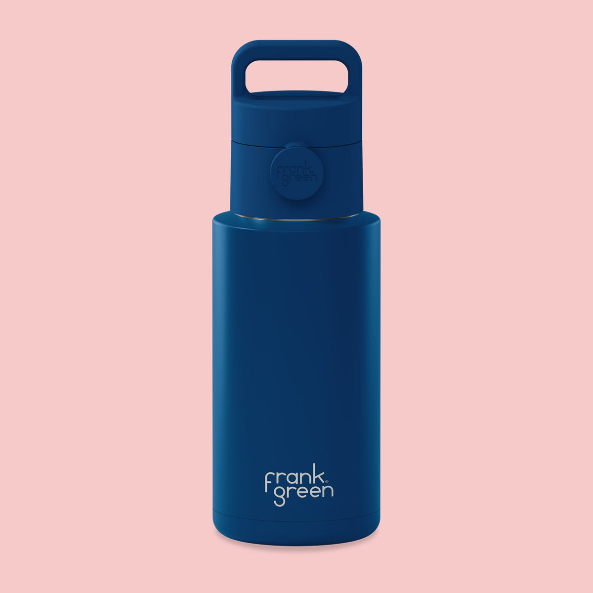 frank green 34oz Reusable Bottle with Grip & Sip Lid - Deep Ocean