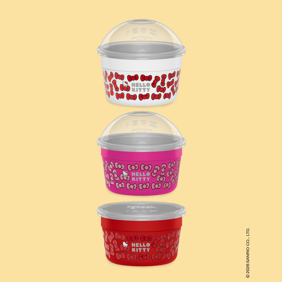 frank green 500ml Trio Pack Hello Kitty To Go Bowls