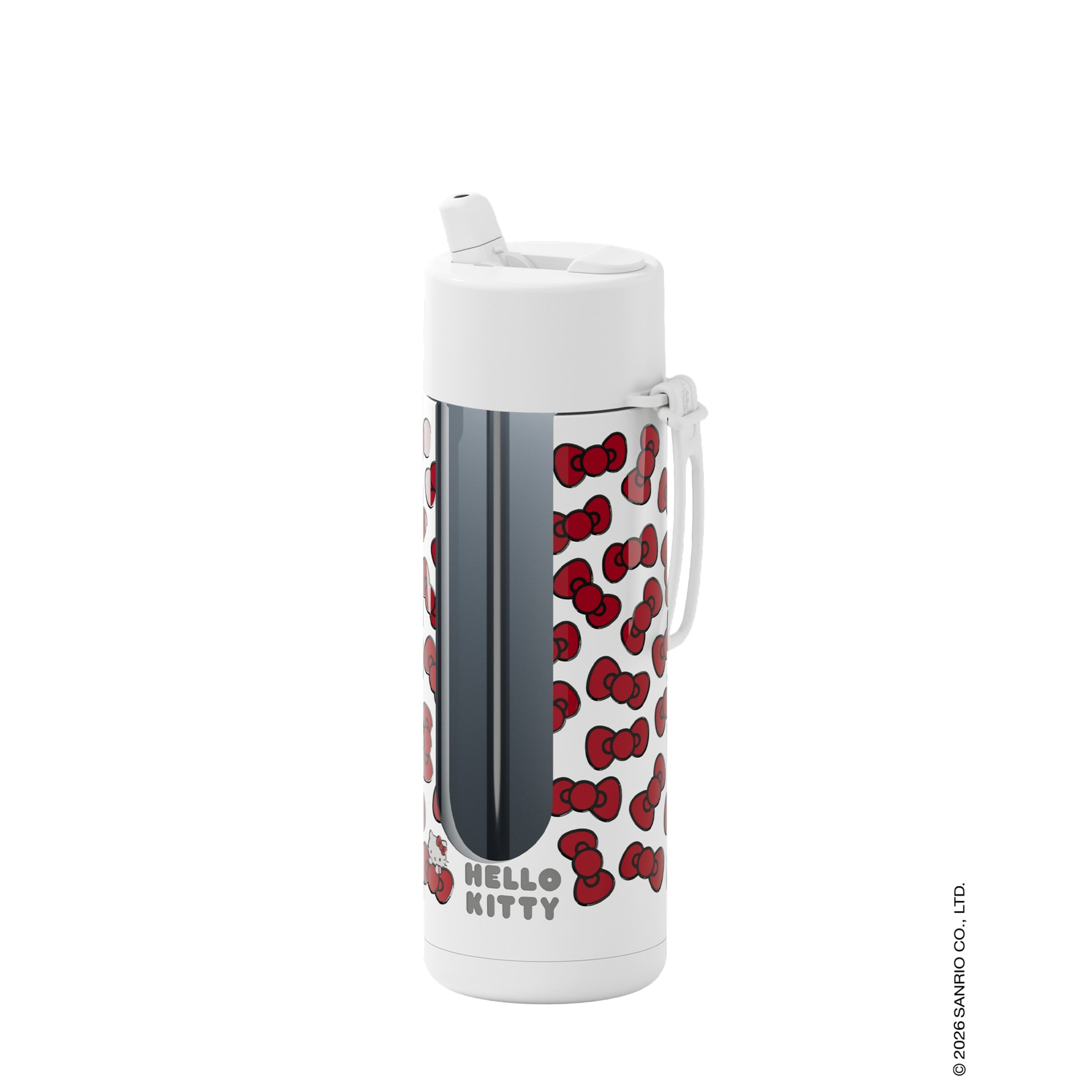 frank green 20oz Reusable Bottle Hello Kitty with Flip Straw Lid (Bow Edition)