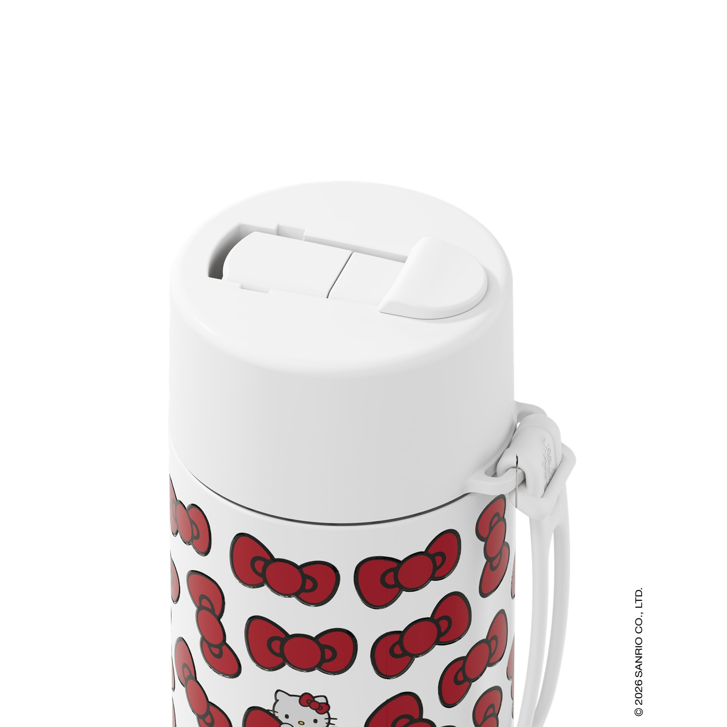 frank green 20oz Reusable Bottle Hello Kitty with Flip Straw Lid (Bow Edition)