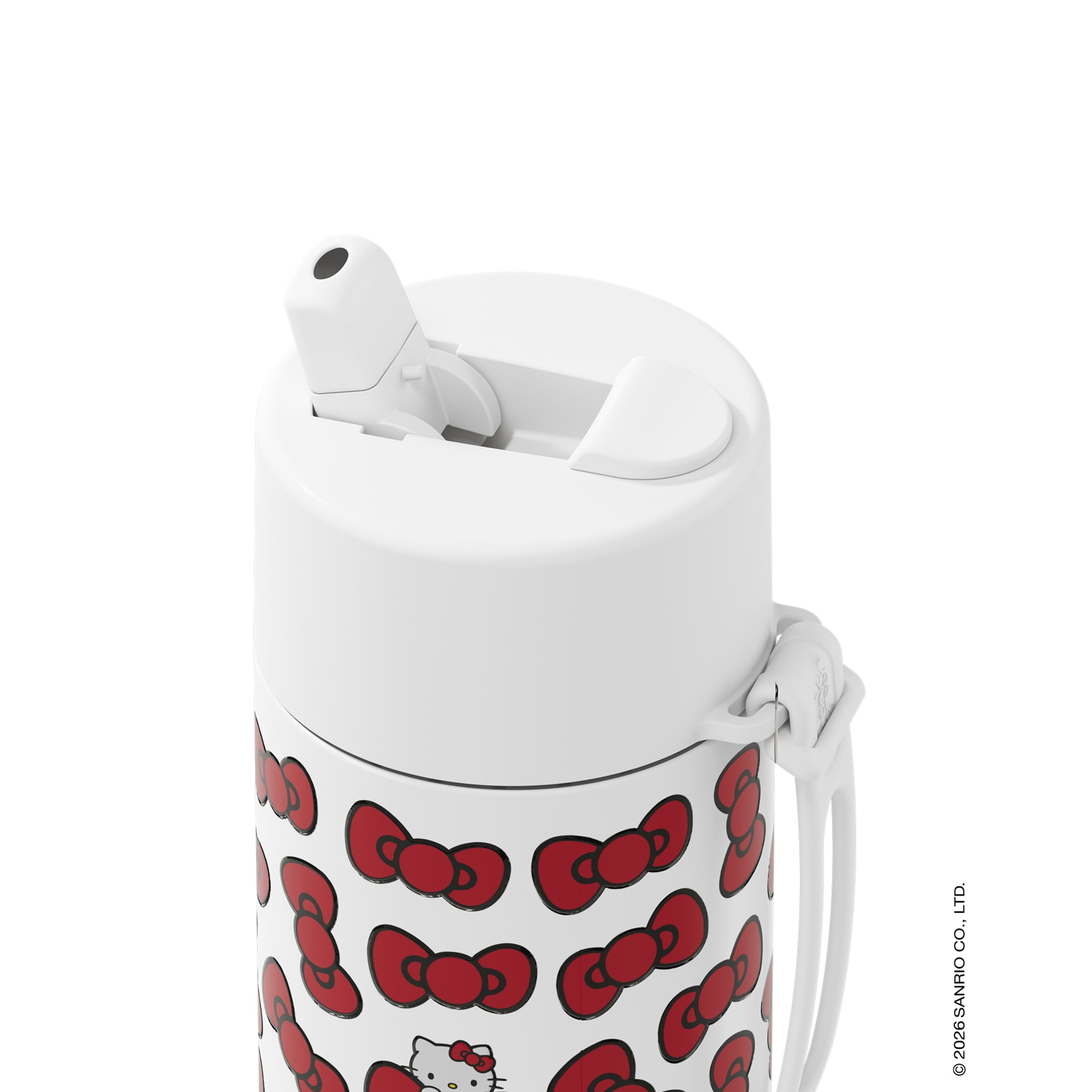 frank green 20oz Reusable Bottle Hello Kitty with Flip Straw Lid (Bow Edition)