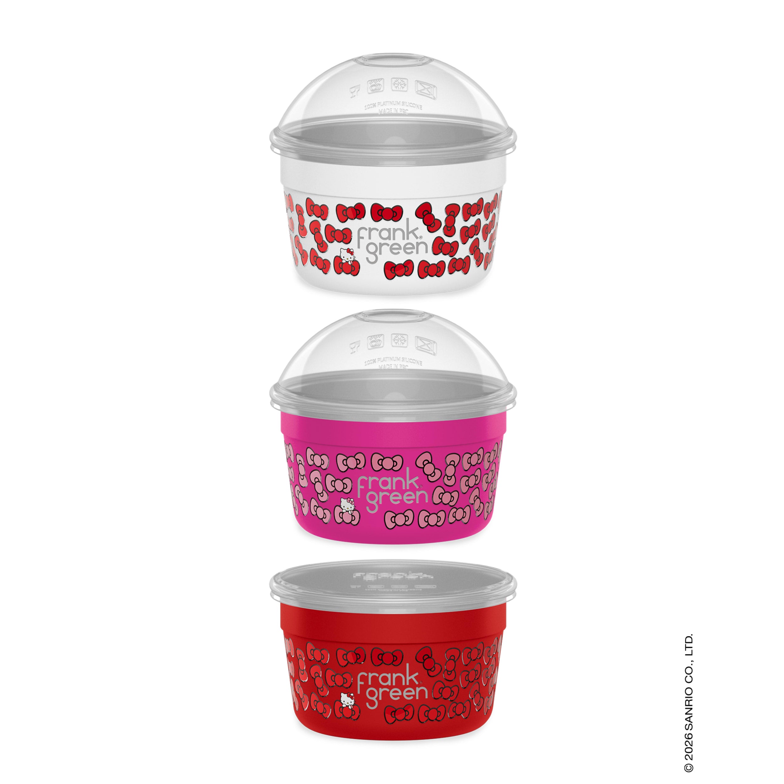 frank green 500ml Trio Pack Hello Kitty To Go Bowls