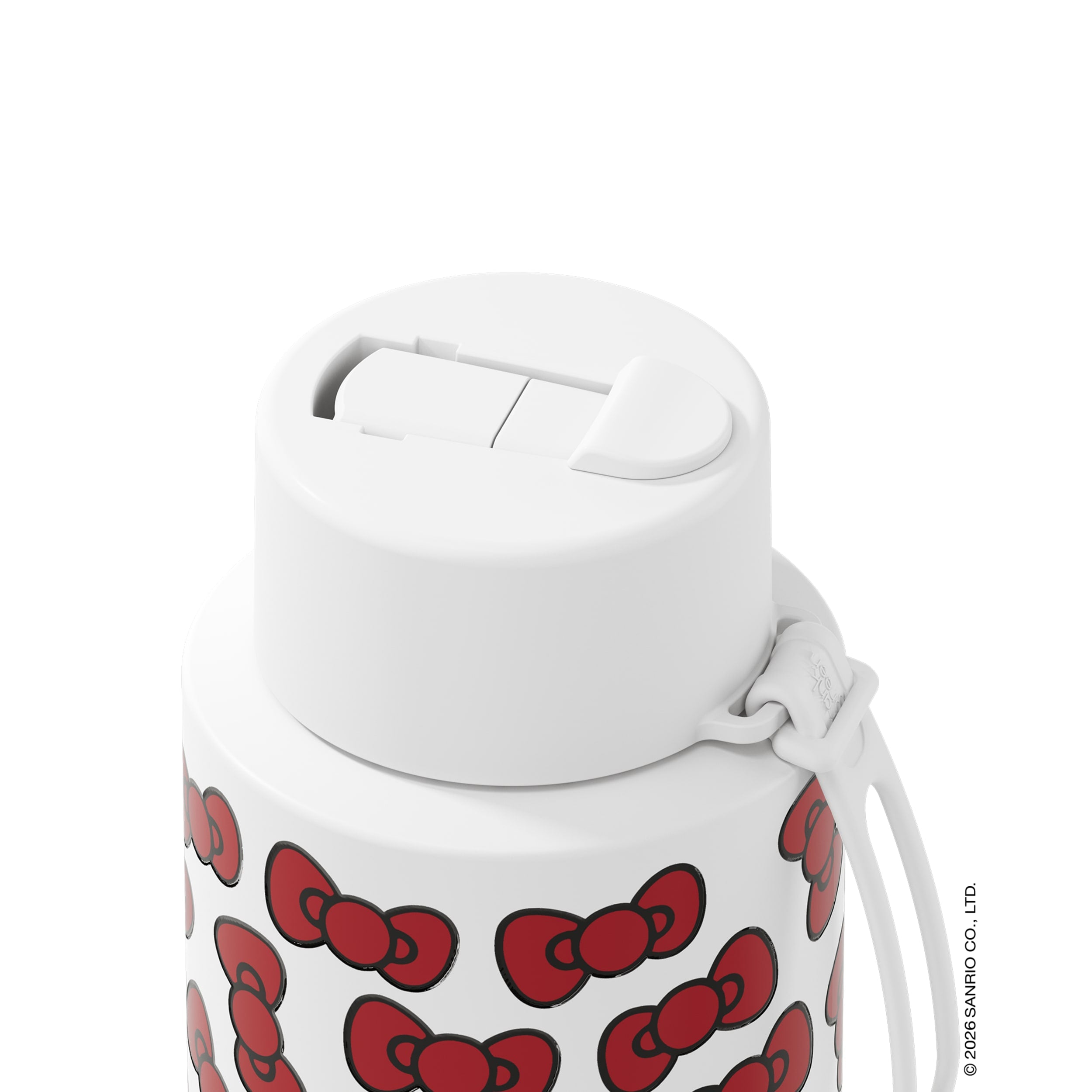 frank green 34oz Reusable Bottle Hello Kitty with Flip Straw Lid (Bow Edition)