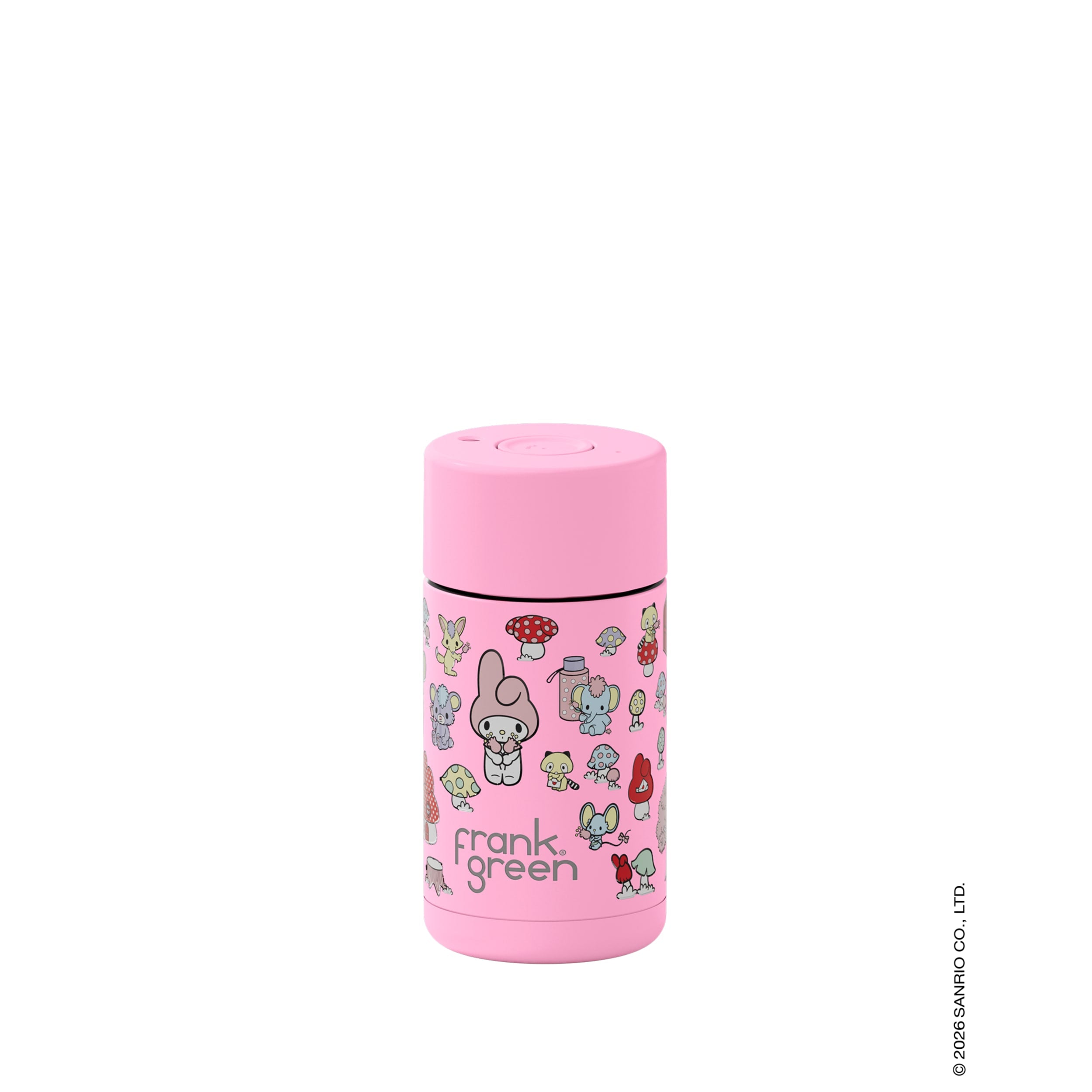 frank green 12oz Ceramic Reusable Cup My Melody with Push Button Lid